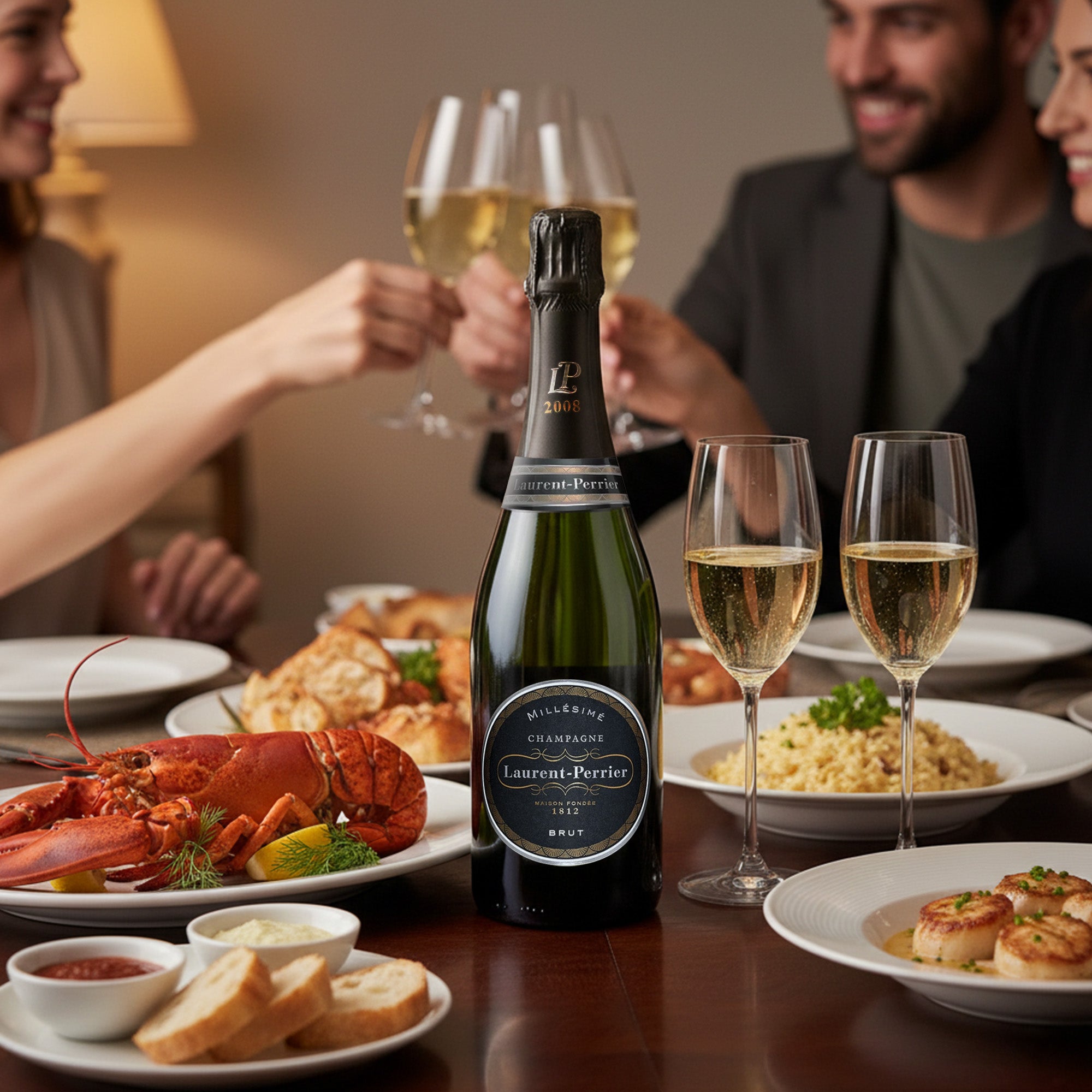 Champagne Laurent-Perrier Brut Millésime 2008 Magnum