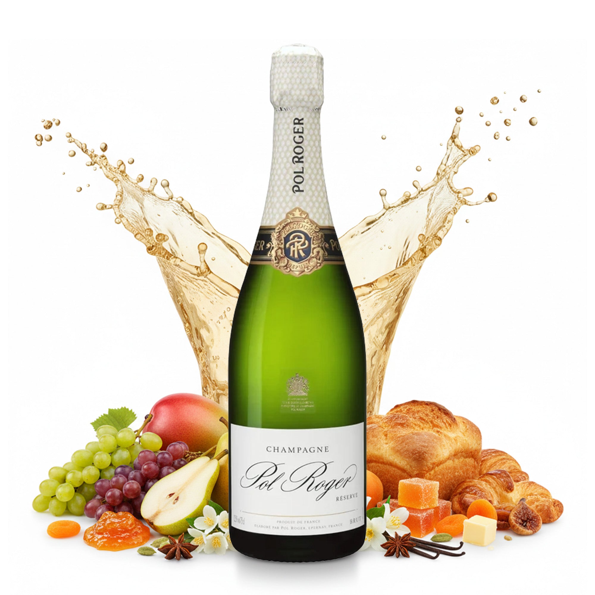 Brut Réserve 0,75L - Champagne Pol Roger - Champagne, Frankreich