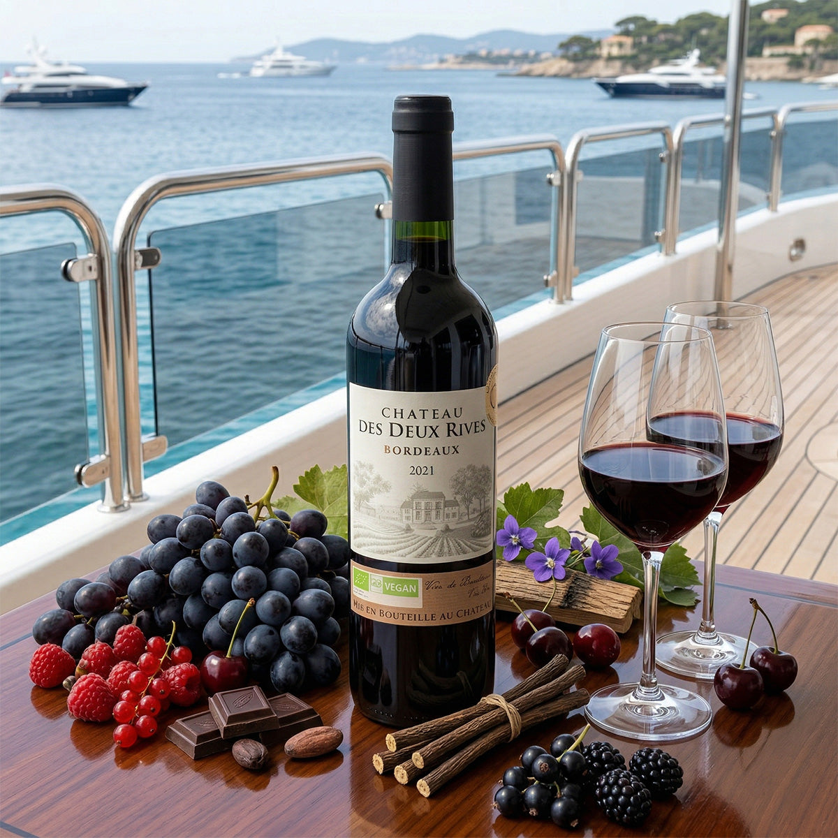 Chateau des Deux Rives Bio Vegan Medaille 2021 0,75 L 12,5 % vol.
