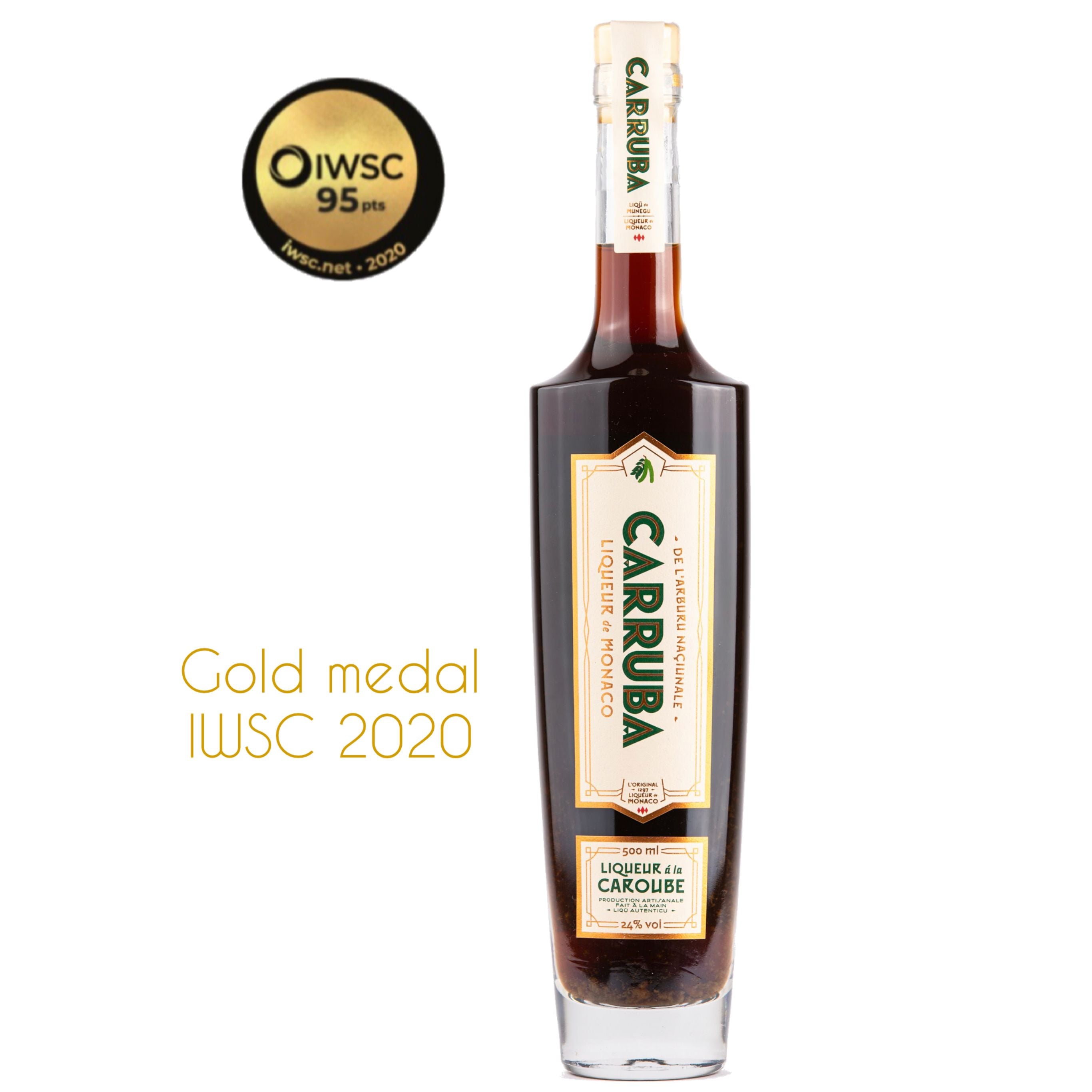 CARRUBA Liqueur de Monaco 24% vol. 0,5l