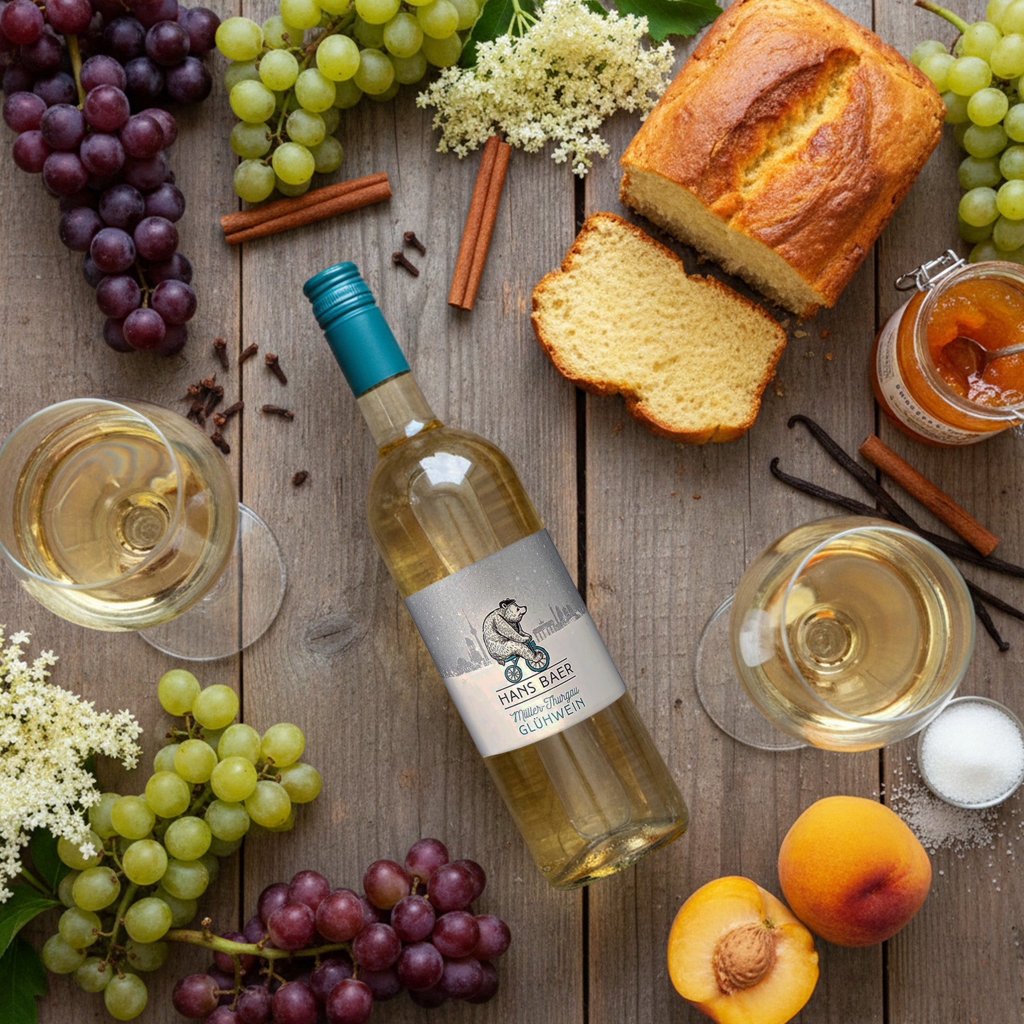 HANS BAER Müller-Thurgau Glühwein aus deutschem Weißwein