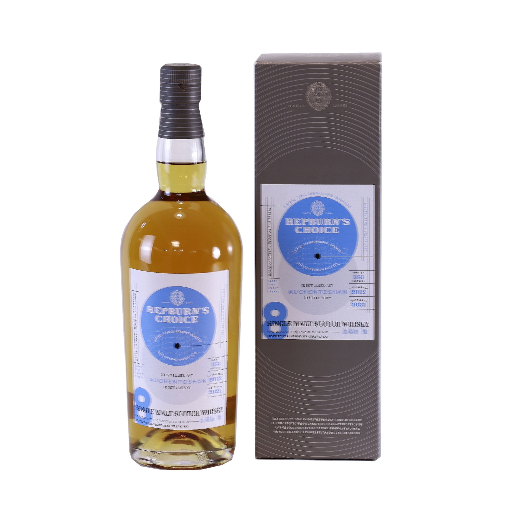 Auchentoshan Hepburn's Choice 2012/2021 8 Years Old, 46%