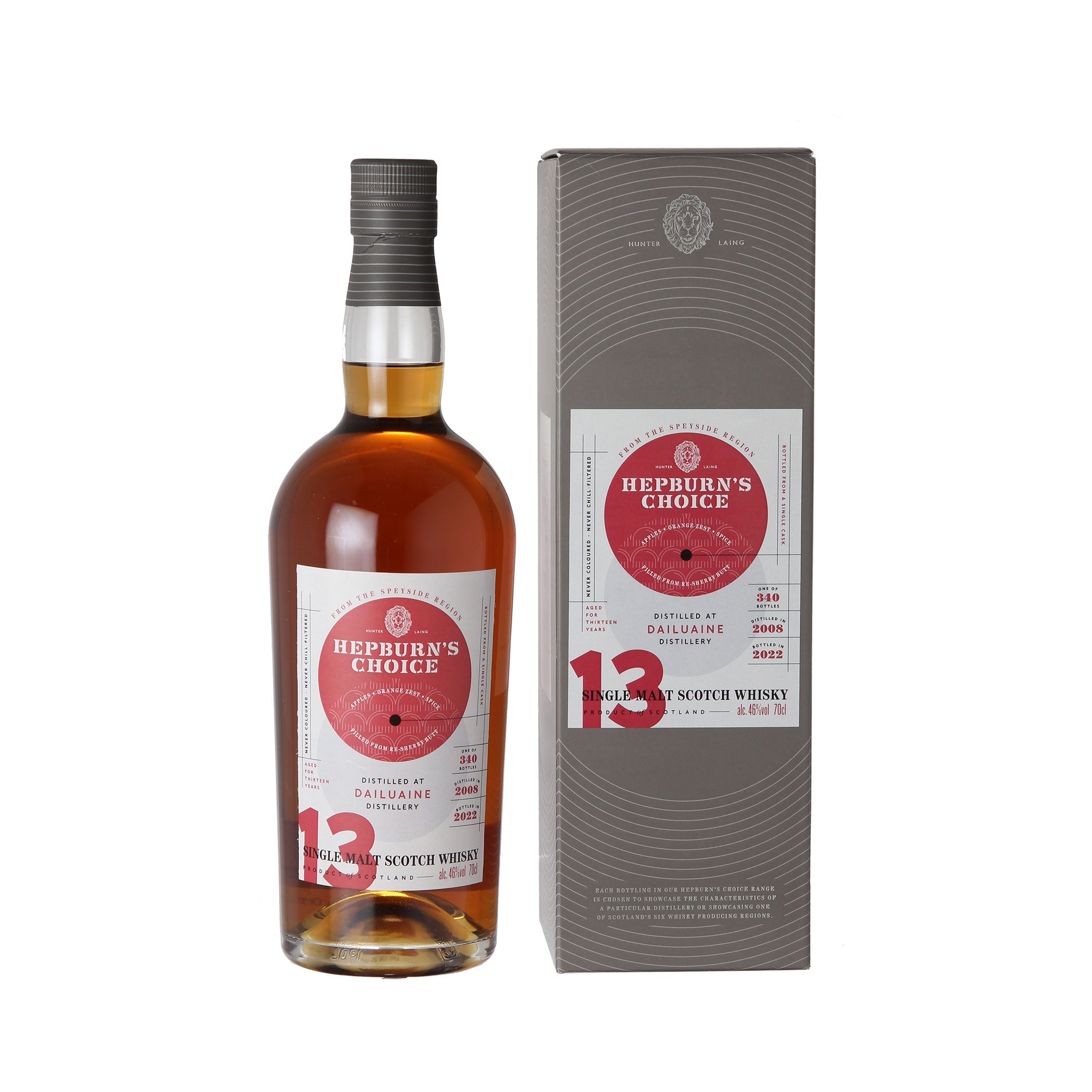 Dailuaine, 2008, 13 Jahre, Refill Hogshead – Hepburn‘s Choice