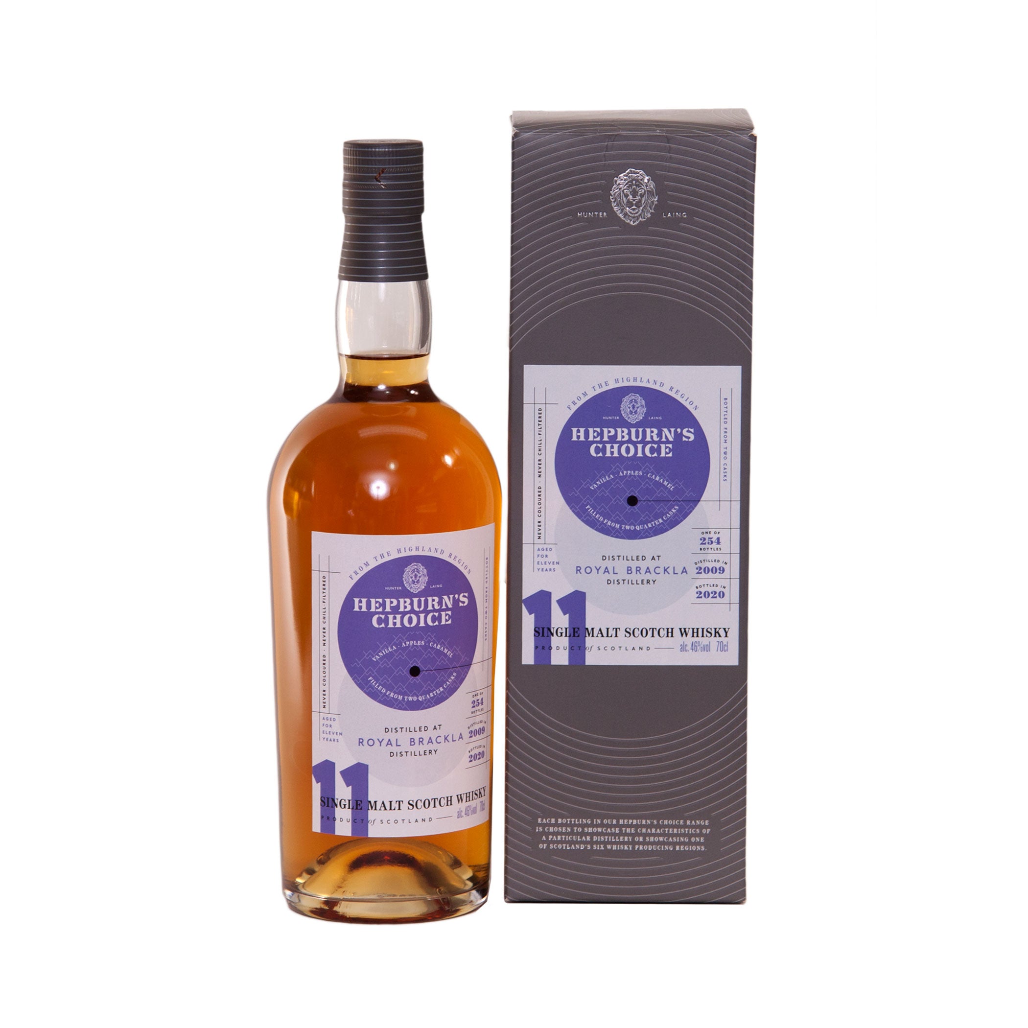 Royal Brackla, Hepburn´s Choice, (quarter cask finish) 11 Jahre