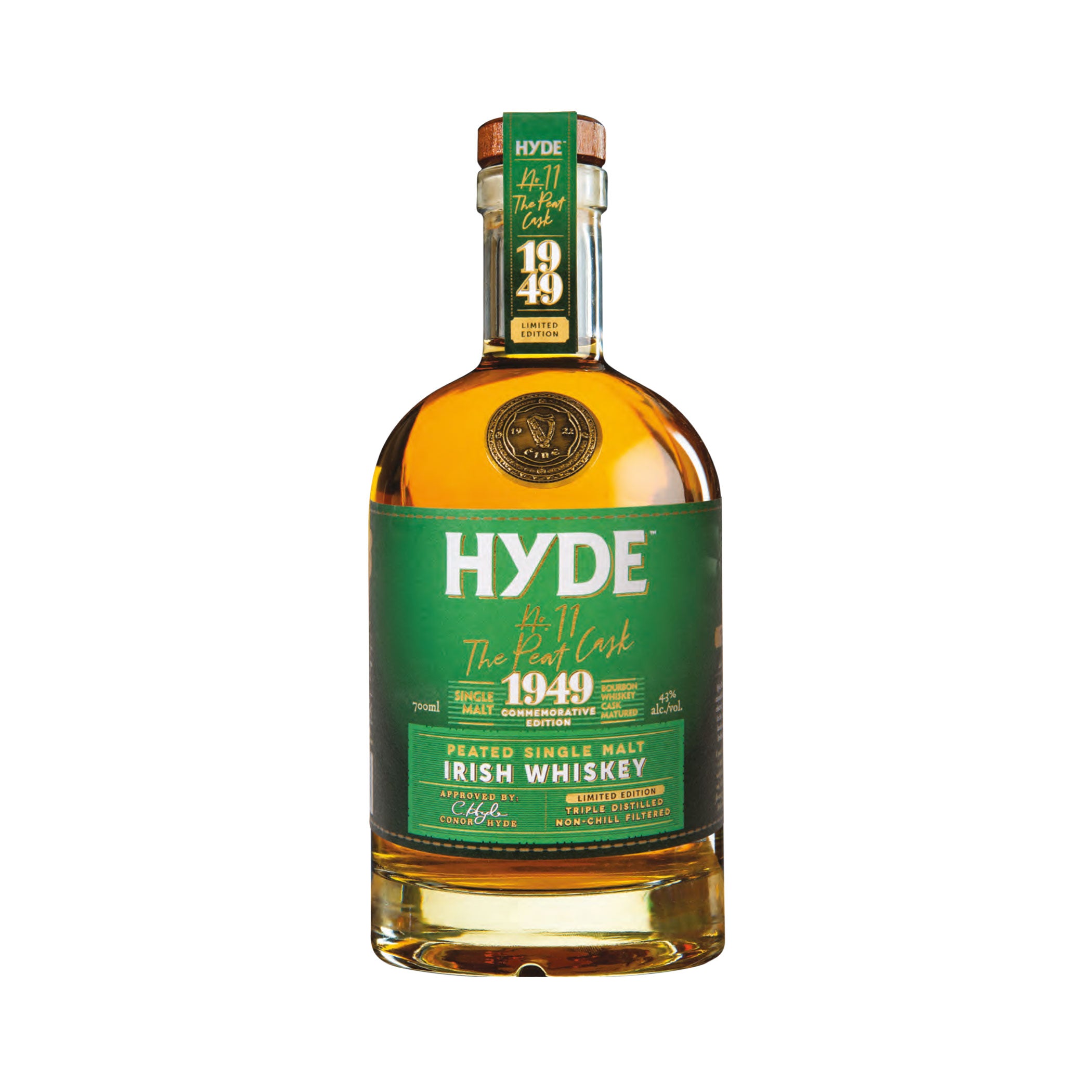 Hyde No. 11 The Peat Cask Commemorative Edition 1949 Irish Whiskey