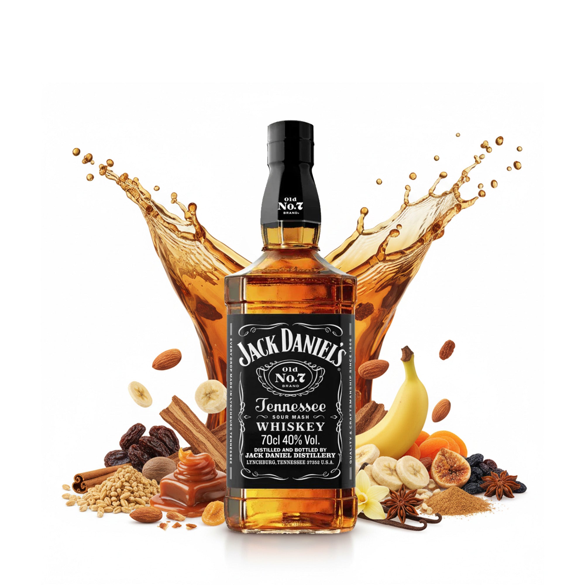 Jack Daniel’s Old No. 7 Tennessee Whiskey 40% vol. 0.7 L.