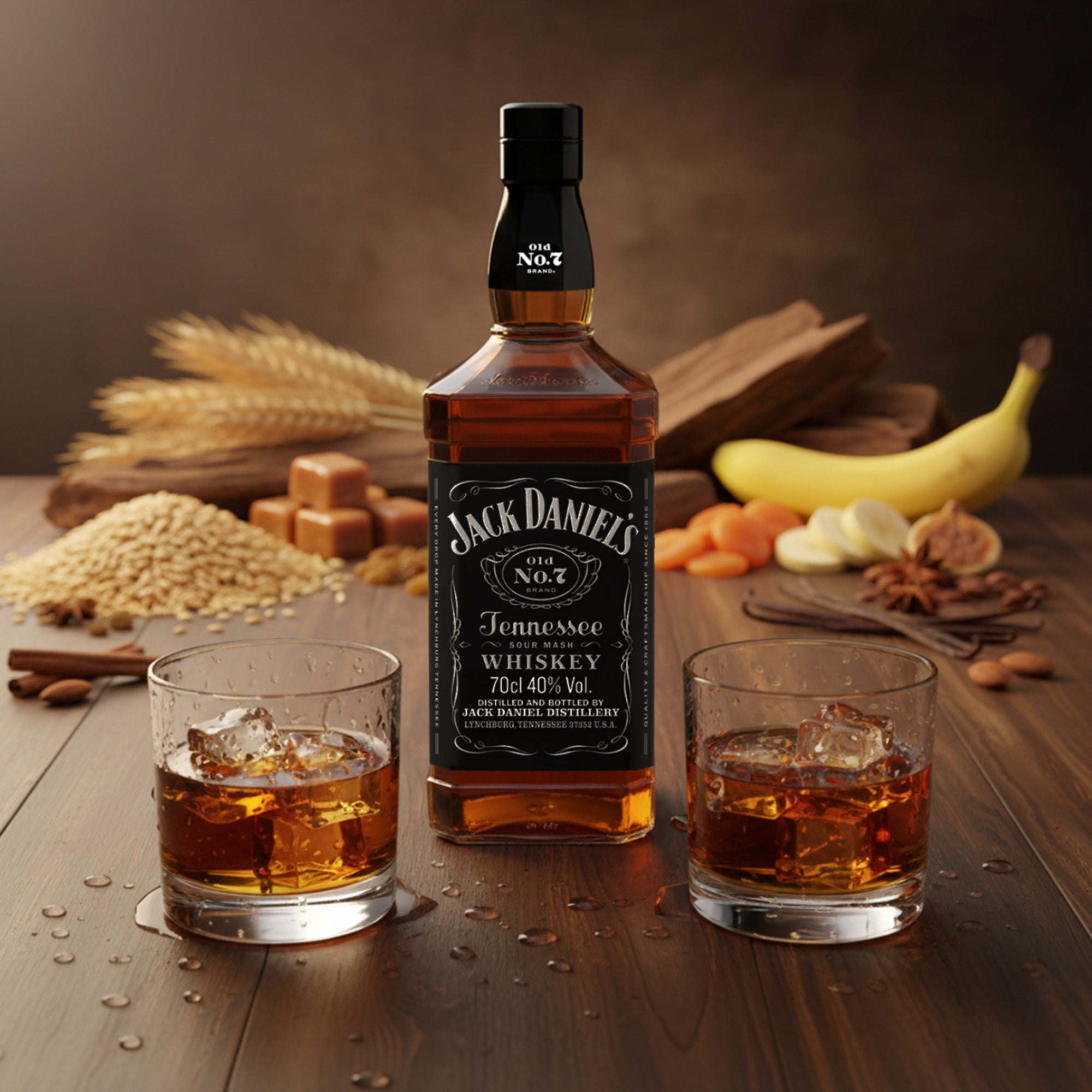 Jack Daniel’s Old No. 7 Tennessee Whiskey 40% vol. 0.7 L.