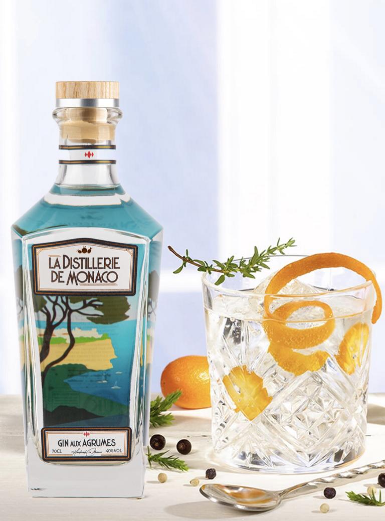 GIN AUX AGRUMES de Monaco 40% vol. 0,5l