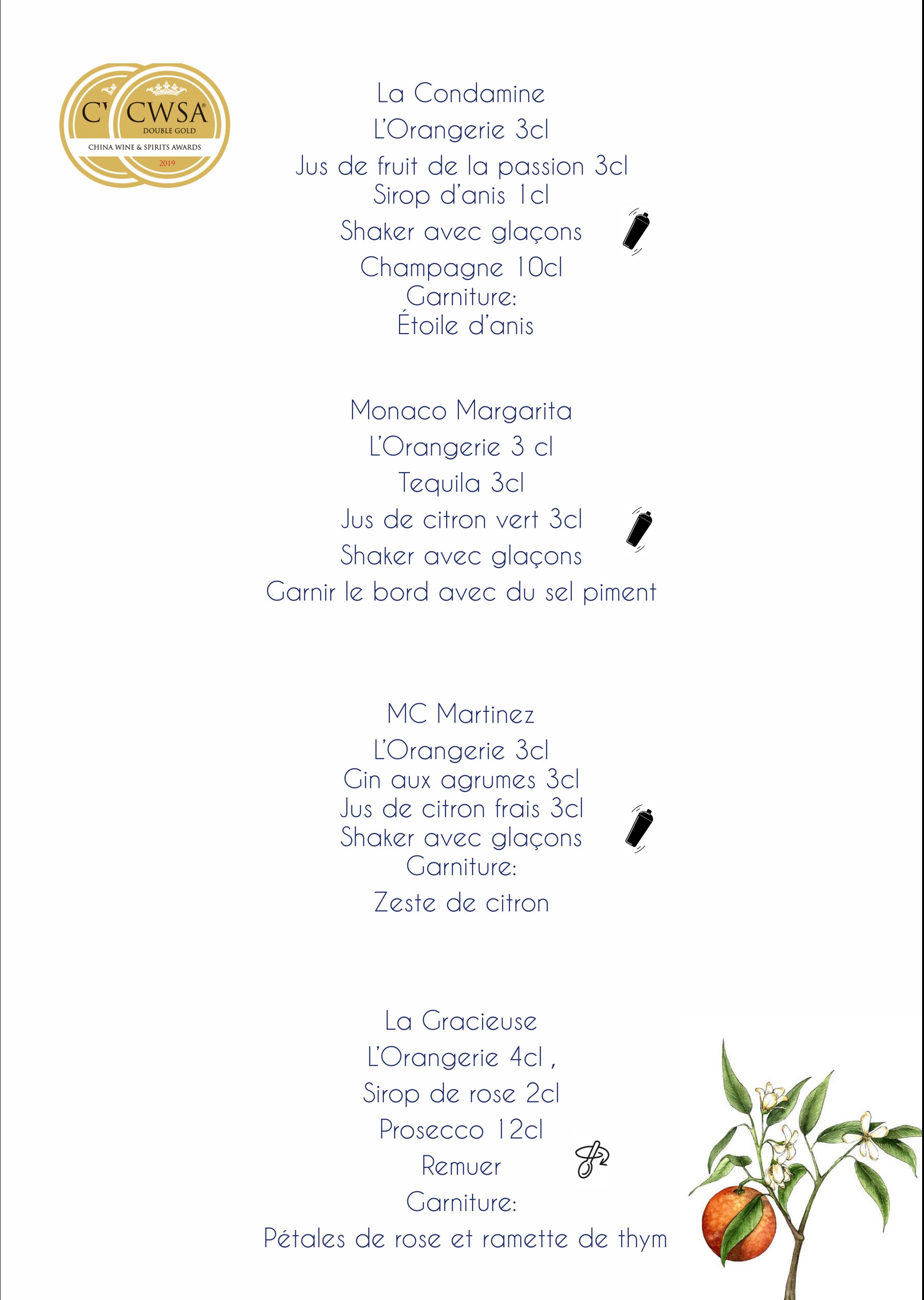 L'ORANGERIE Liqueur de Monaco mit Geschenkbox 30% vol. 0,5l