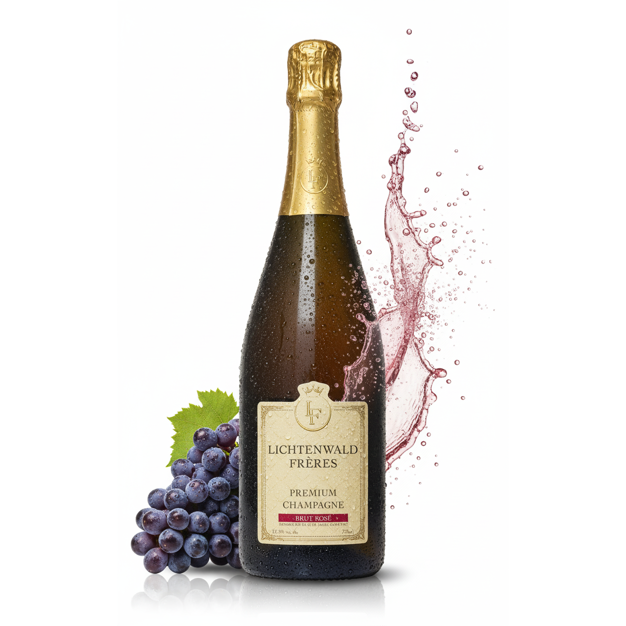 Lichtenwald Frères Premium Champagne Brut Rosé 750 ml 12.5% Vol.