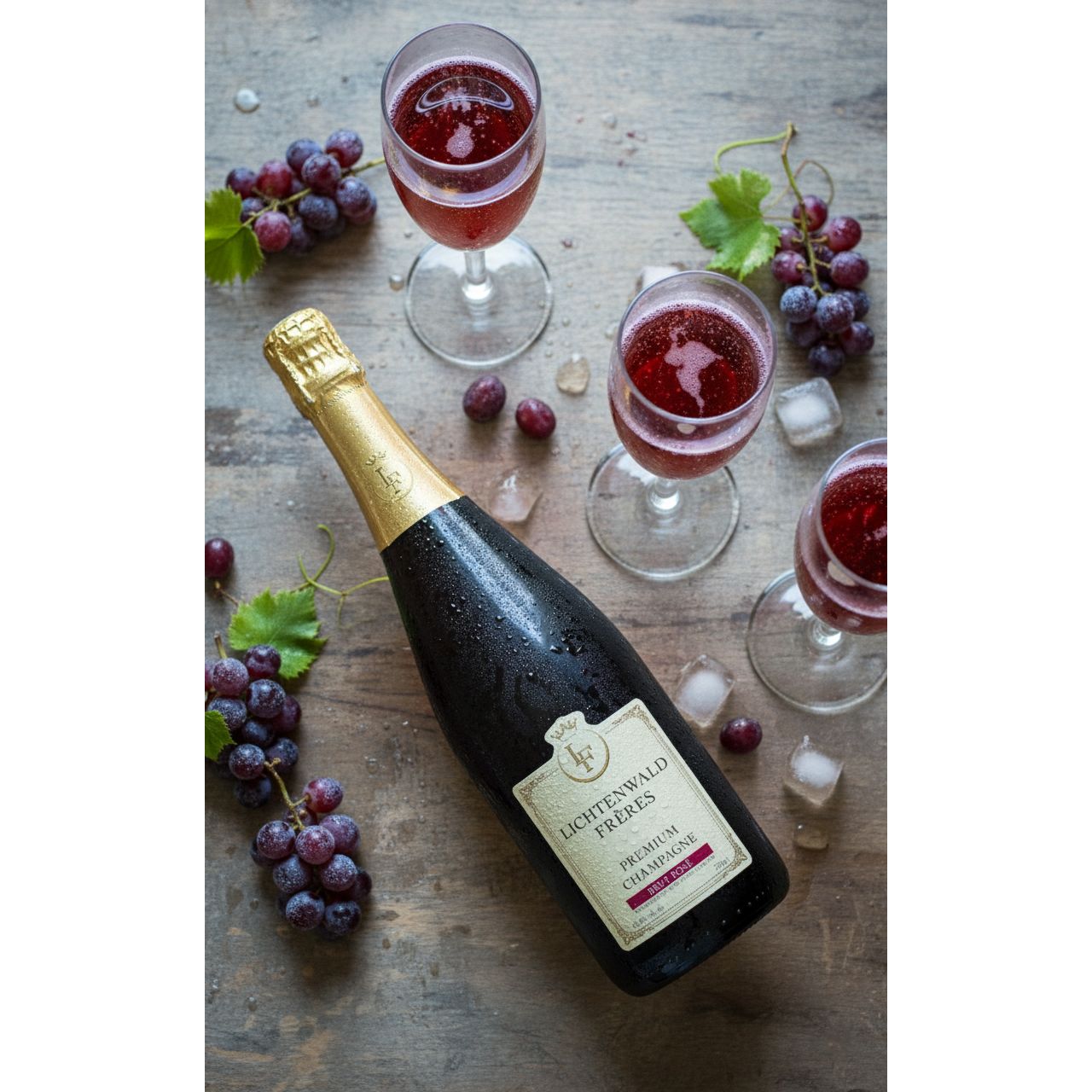 Lichtenwald Frères Premium Champagne Brut Rosé 750 ml 12.5% Vol.