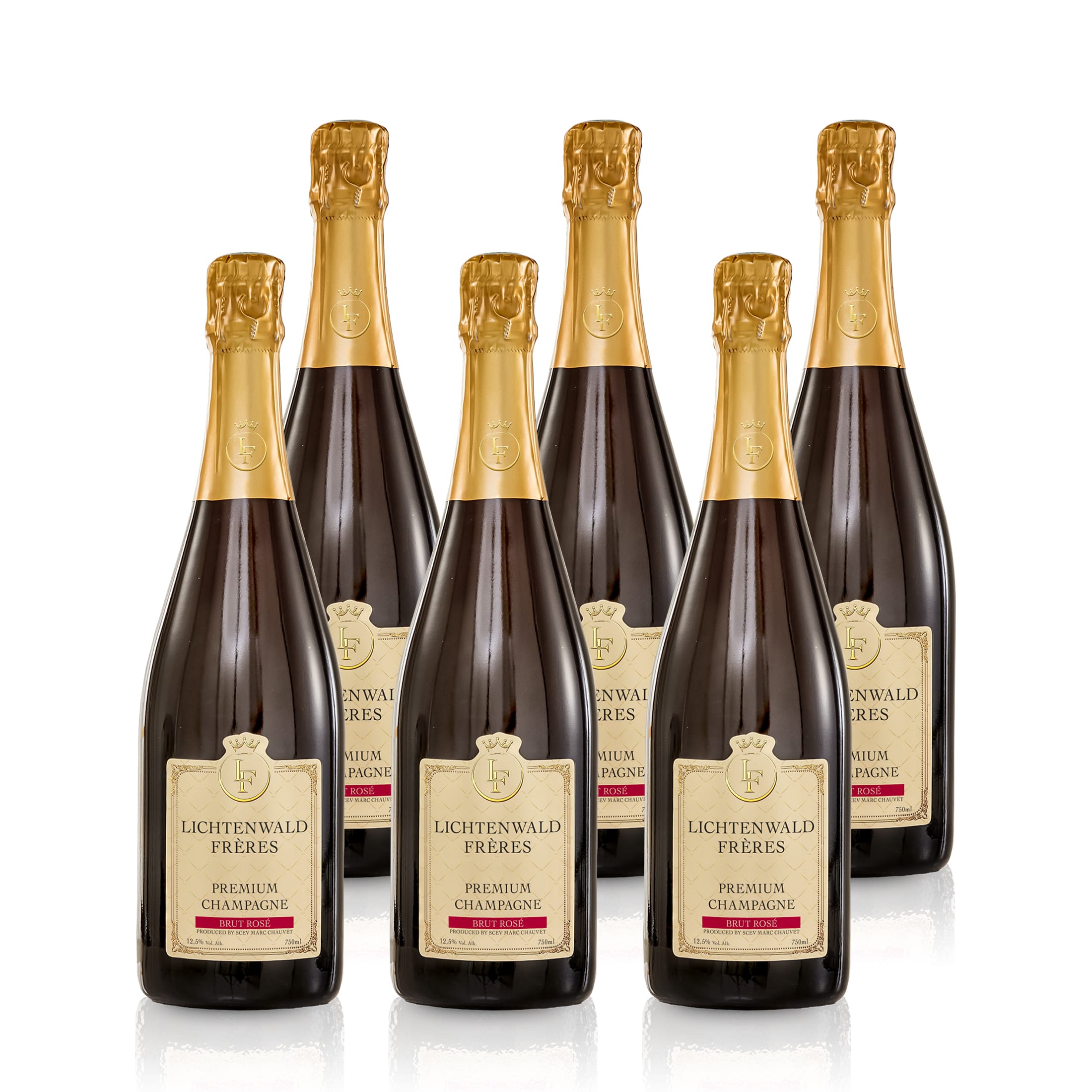 Lichtenwald Frères Premium Champagne Brut Rosé 750 ml 12.5% Vol.