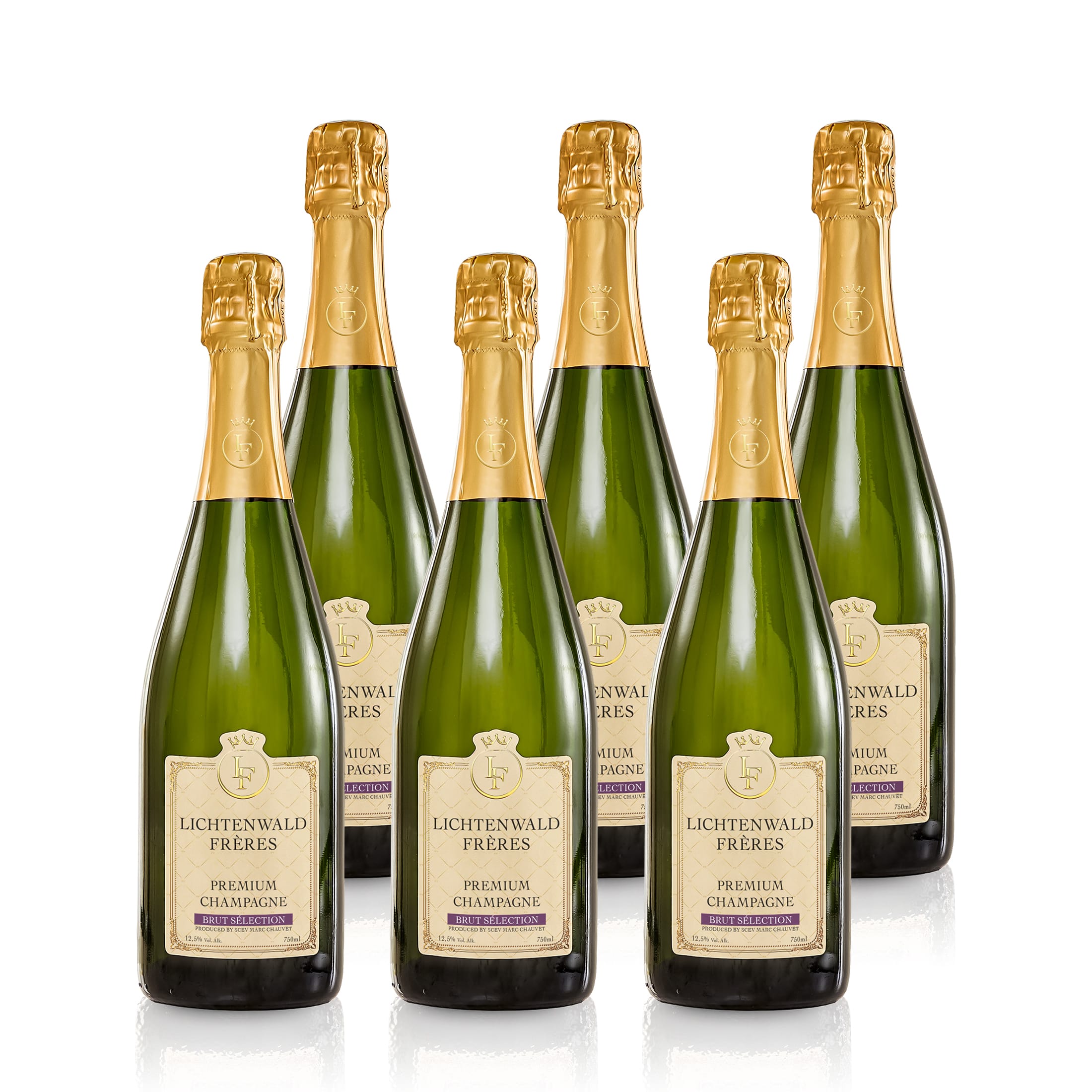 Lichtenwald Frères Premium Champagne Brut Sèlection 750 ml 12.5 % Vol.