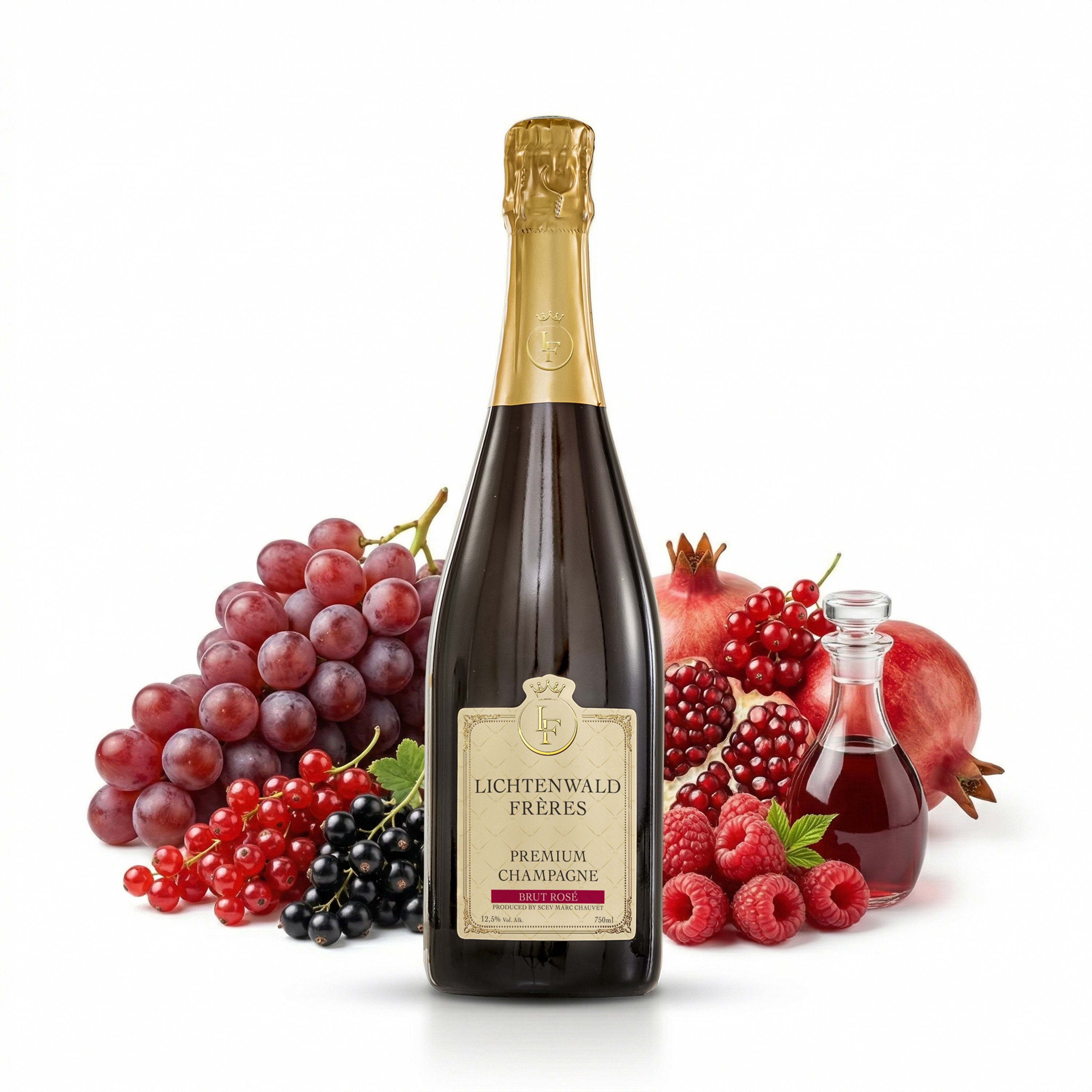 Lichtenwald Frères Premium Champagne Brut Rosé 750 ml 12.5 % Vol.