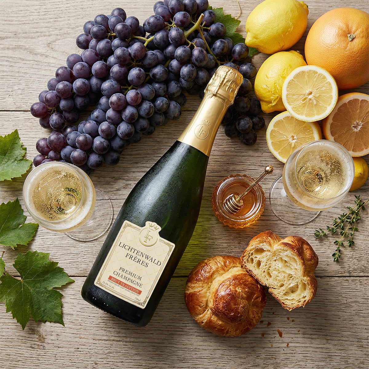 Lichtenwald Frères Premium Champagne Brut Tradition 750 ml 12.5 % Vol.
