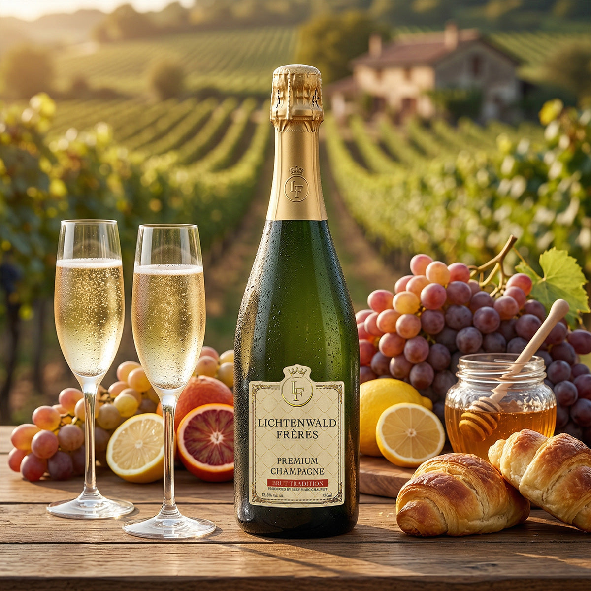 Lichtenwald Frères Premium Champagne Brut Tradition 750 ml 12.5 % Vol.
