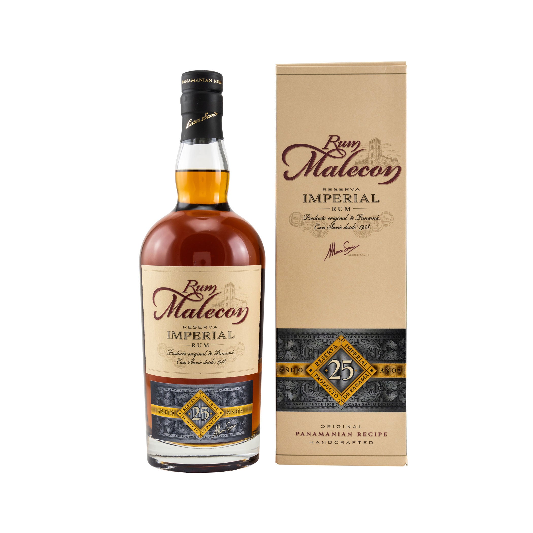 Rum Malecon 25 Years Old 40 % Flasche 503,64 19 Rum aus Panama/GP