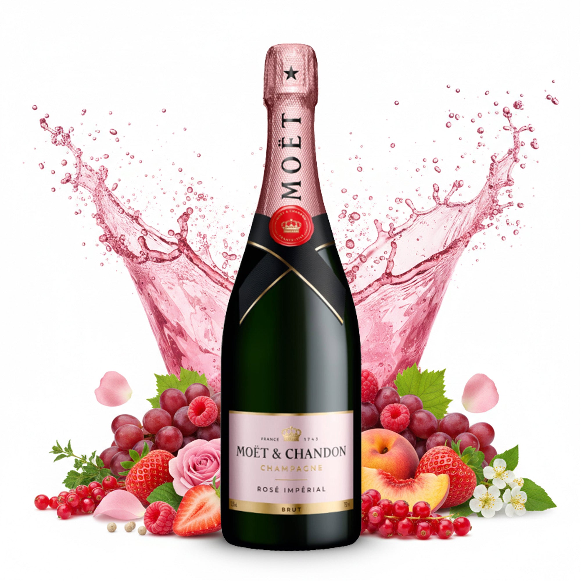 Moët & Chandon Rosé Impérial Champagner (0,75 l) in Geschenkverpackung