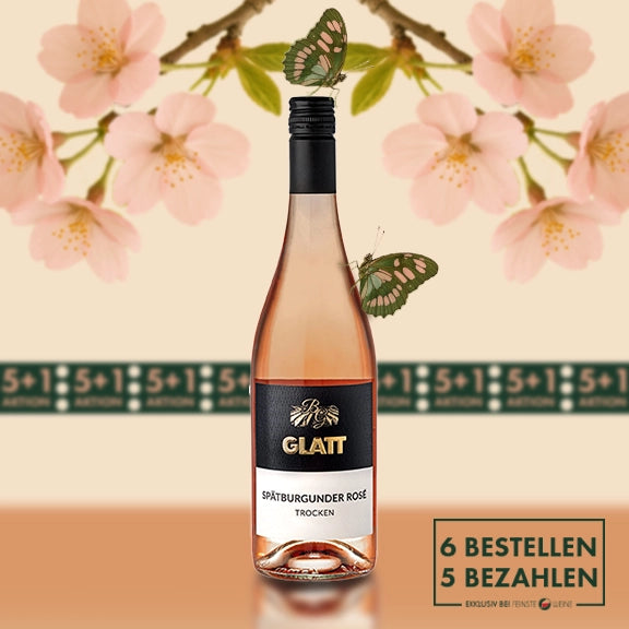 2023 Spätburgunder Roséwein trocken • GLATT • Qualitätswein vom Kaiserstuhl/Baden, Deutschland