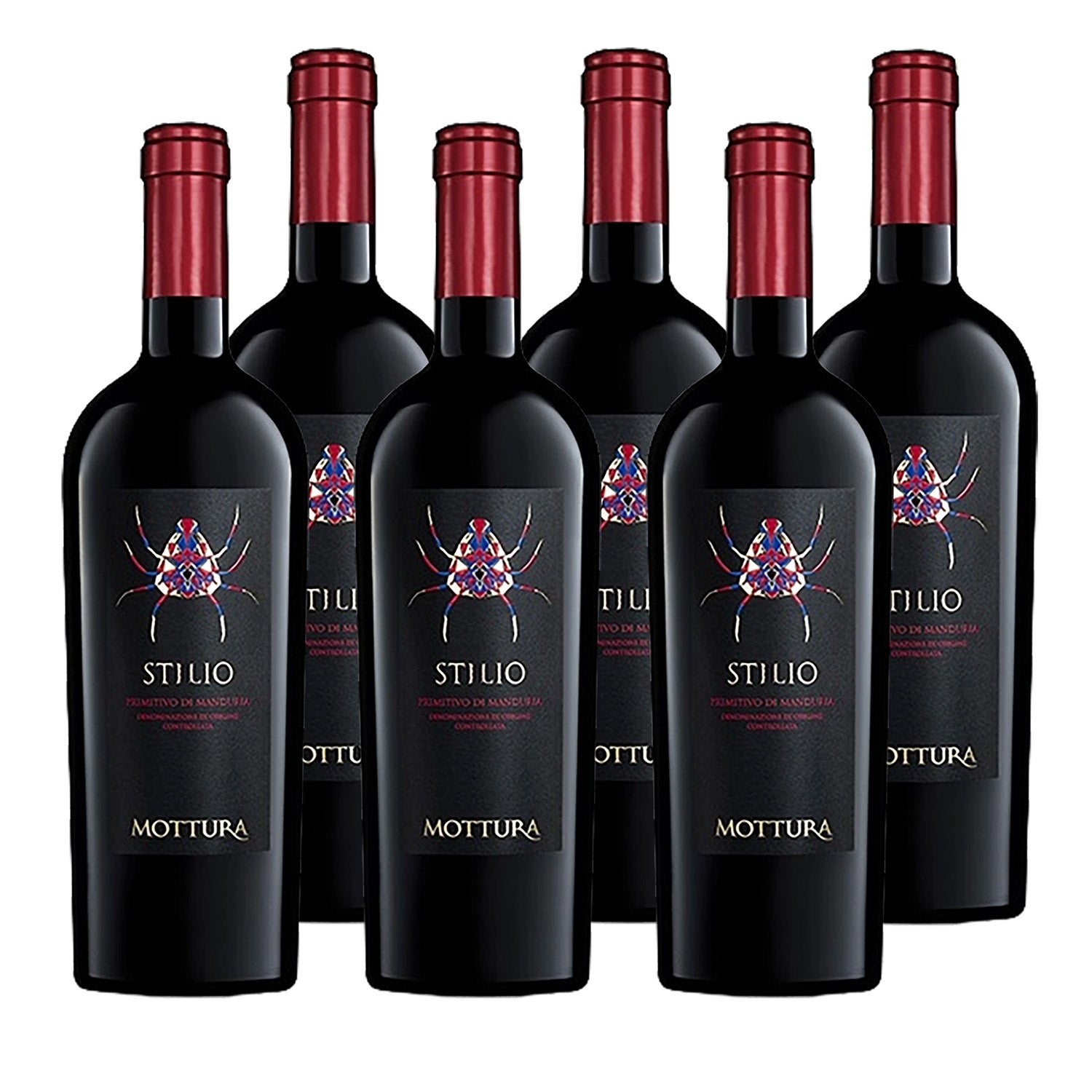 Mottura Stilio Primitivo di Manduria DOC 2023 trocken Apulien Süditalien (6 x 0,75L)