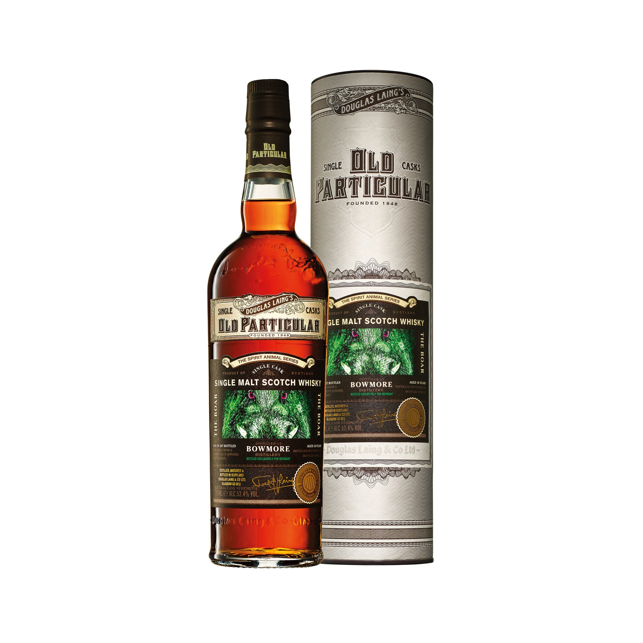 Bowmore 18 Jahre - Old Particular Single Cask „The Spirit Animal Series“