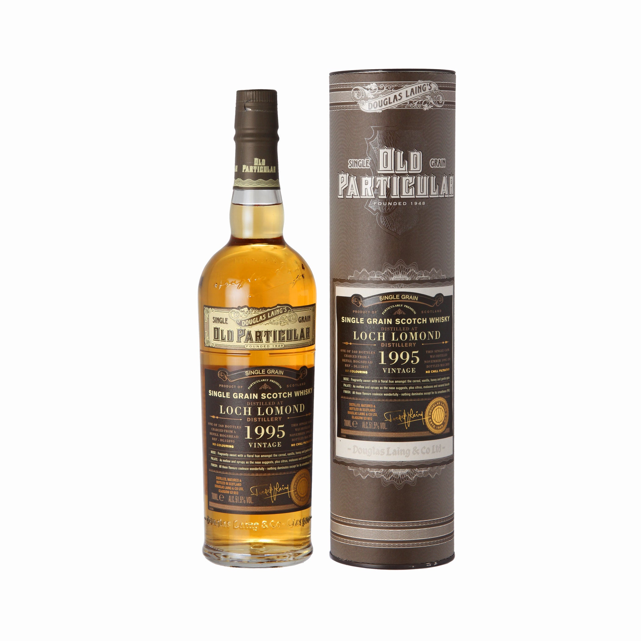 Loch Lomond 26 Jahre 1995/2022 - Douglas Laing Old Particular mit Geschenkverpackung