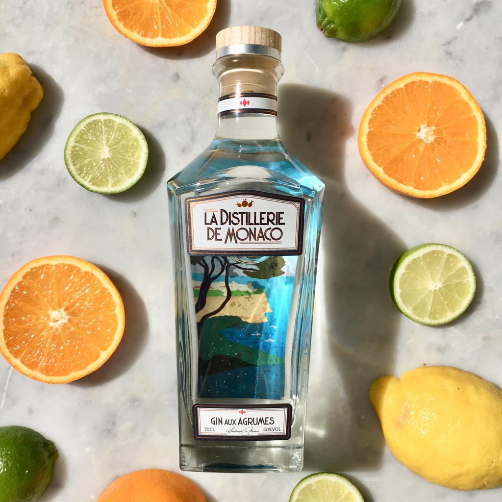 GIN AUX AGRUMES de Monaco 40% vol. 0,5l