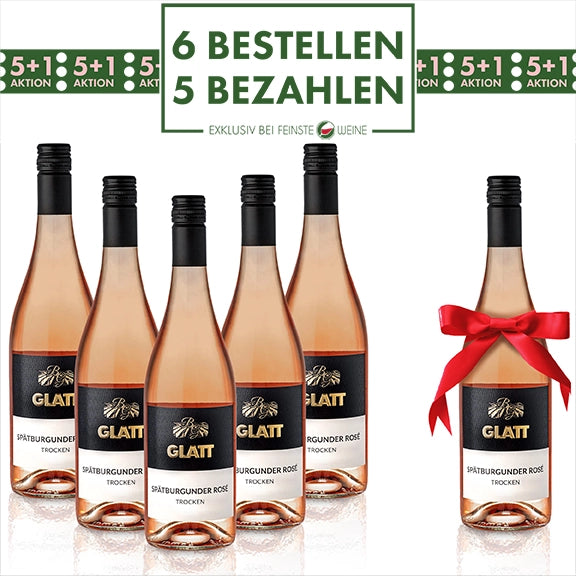 2022 Spätburgunder Roséwein trocken • GLATT • Qualitätswein vom Kaiserstuhl/Baden, Deutschland