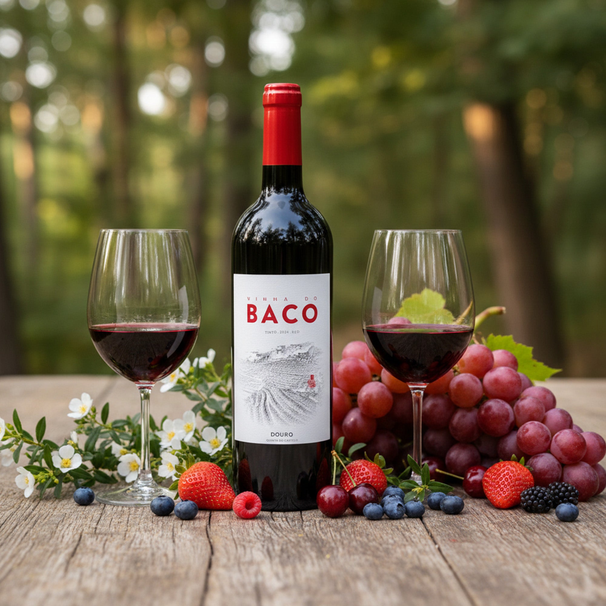 BACO Tinto Red Wine Fruity Harmonious 13% vol 0.75 L