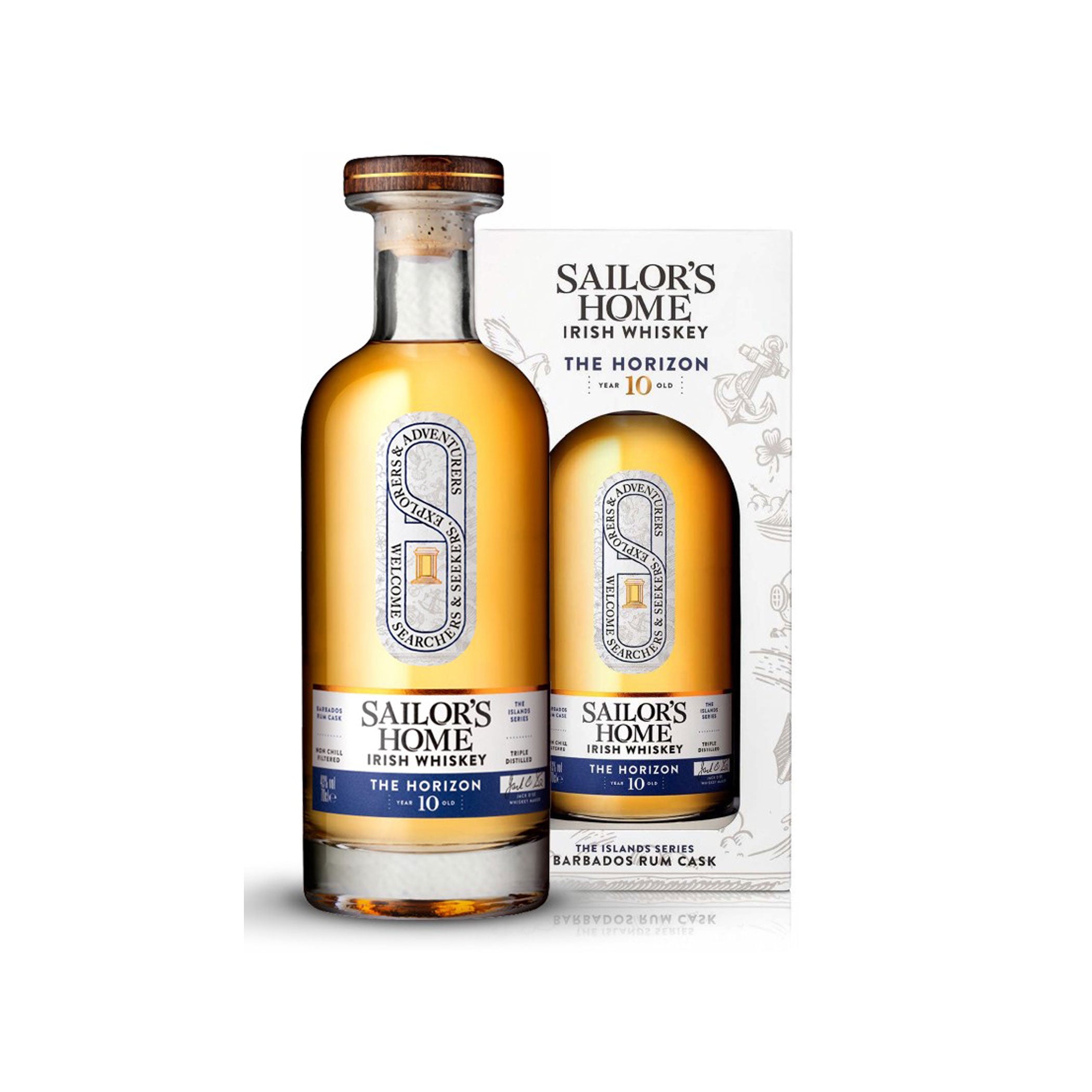 SAILOR‘S HOME Irish Whisky - The Horizon - 10 Jahre - Neuware ohne Originalverpackung