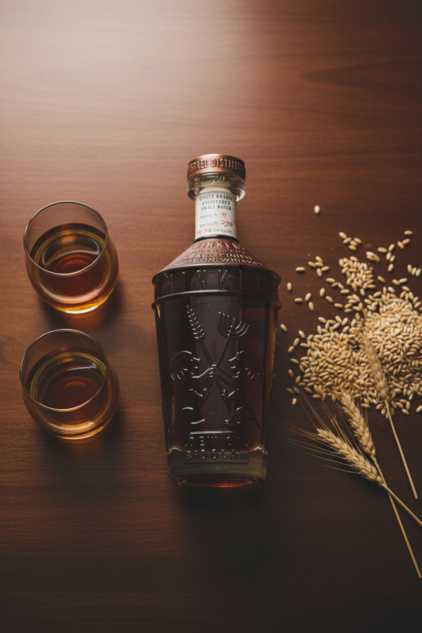 Thinkers Dew of B'Dolah Bourbon Whiskey - 700ml, 47% vol – Flavors of Vanilla, Toffee & Chocolate