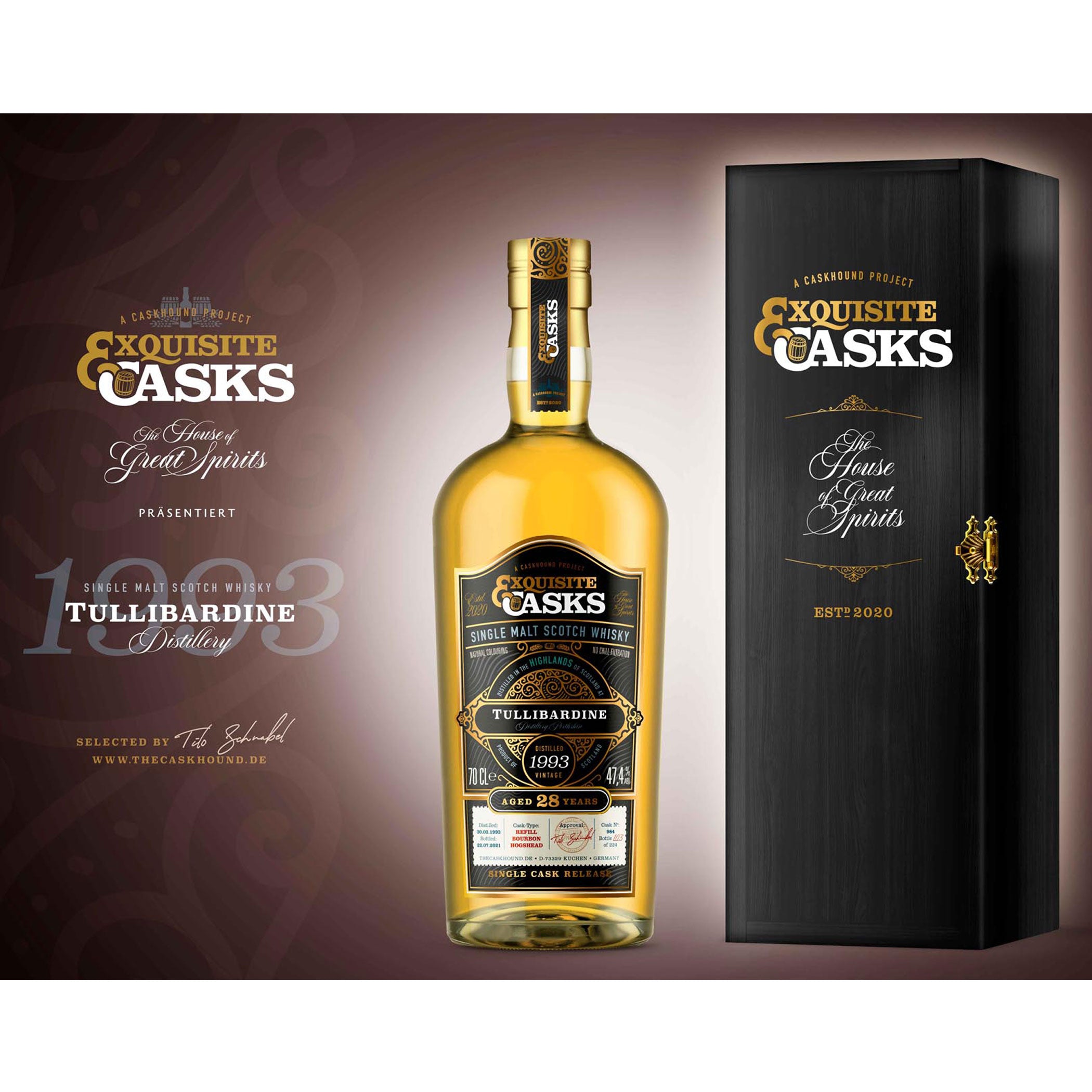 TULLIBARDINE 28 Jahre alt (1993/2021) - The Caskhound -