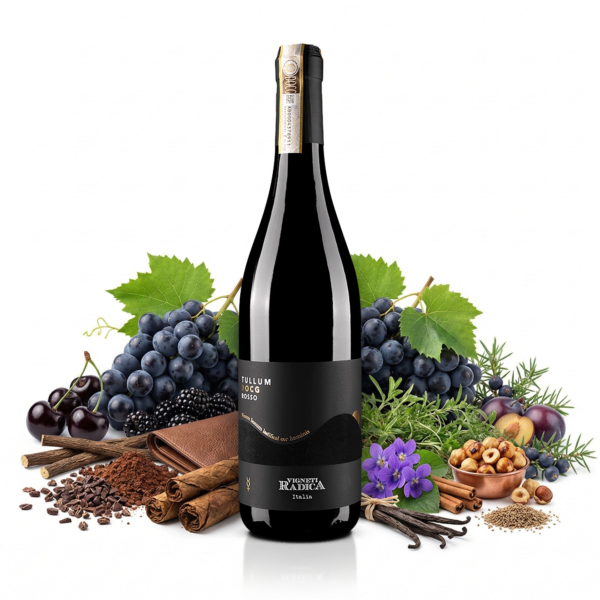 Vigneti Radica Tullum DOCG Red Wine Powerful Structured 14% vol 0.75 L