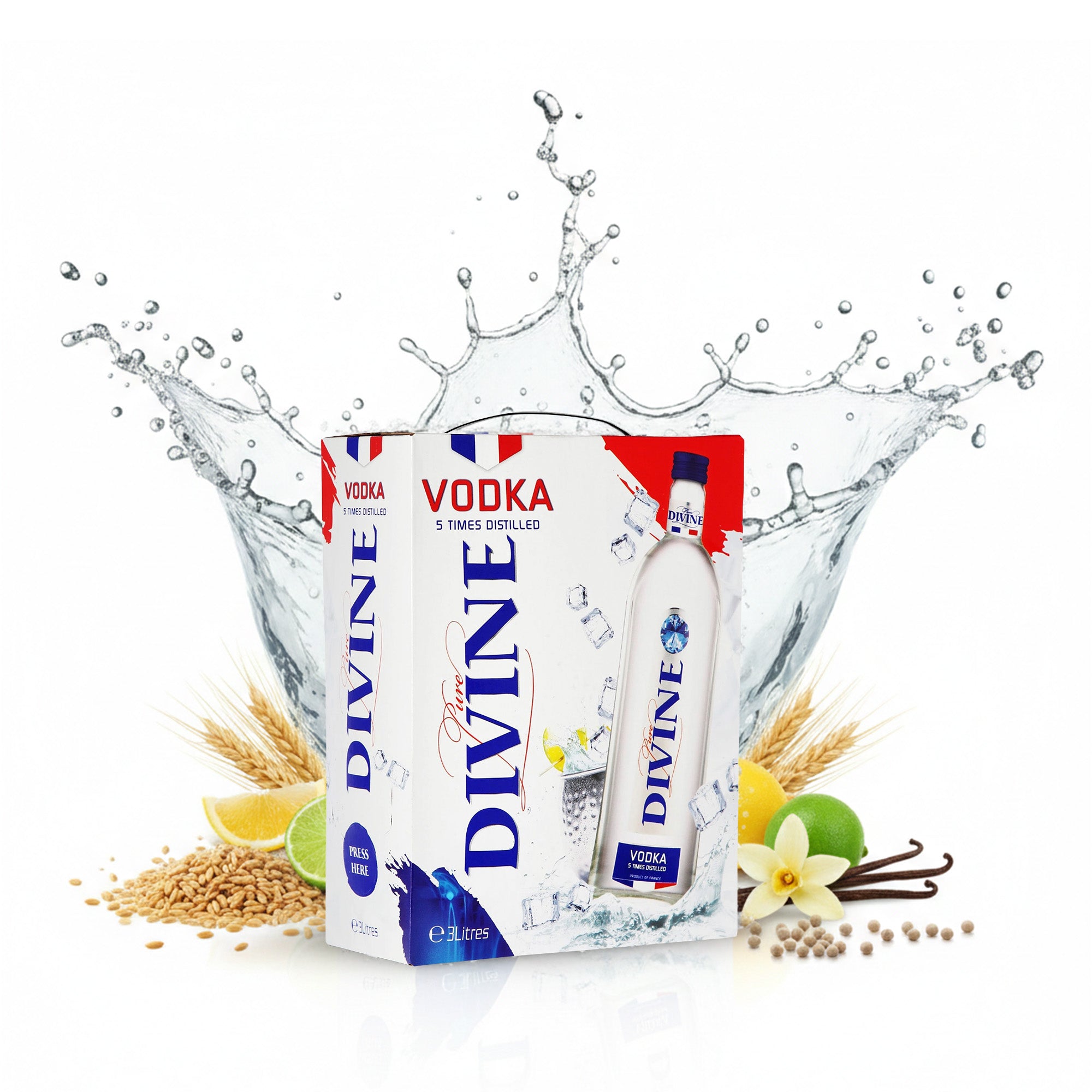 Bag-in-Box - Vodka Pure Divine 3 L.