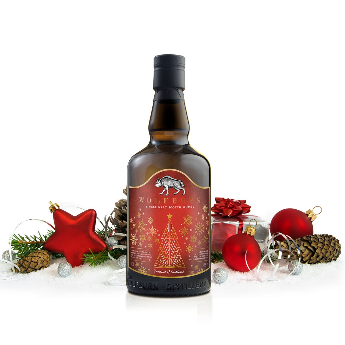 Wolfburn - Christmas Distillery Edition - Bourbon & Sherry Casks 46% vol.