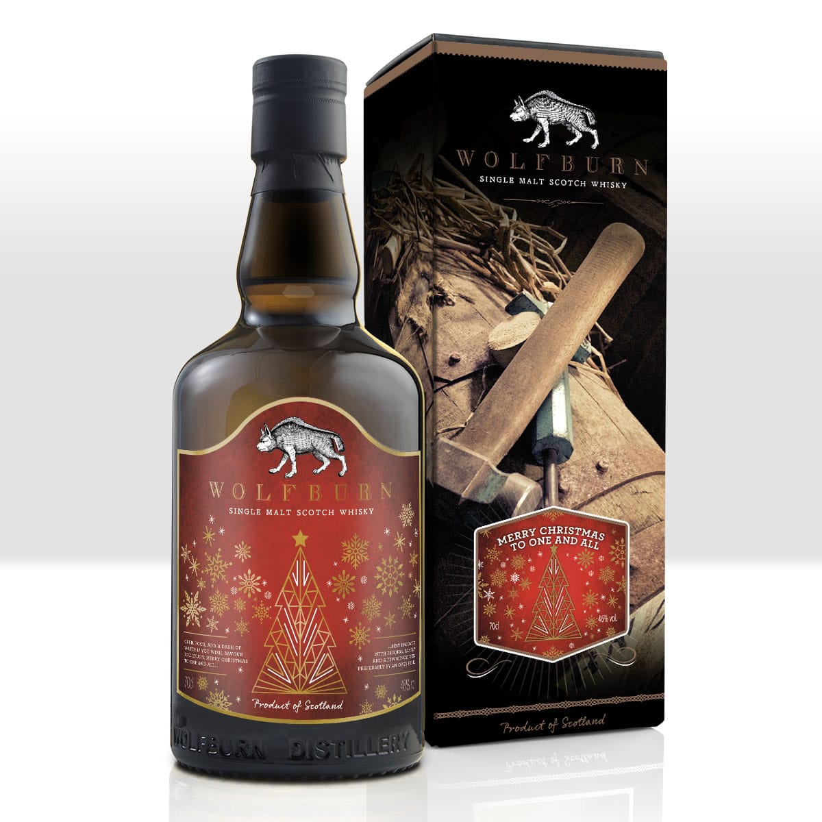 Wolfburn - Christmas Distillery Edition - Bourbon & Sherry Casks 46% vol.