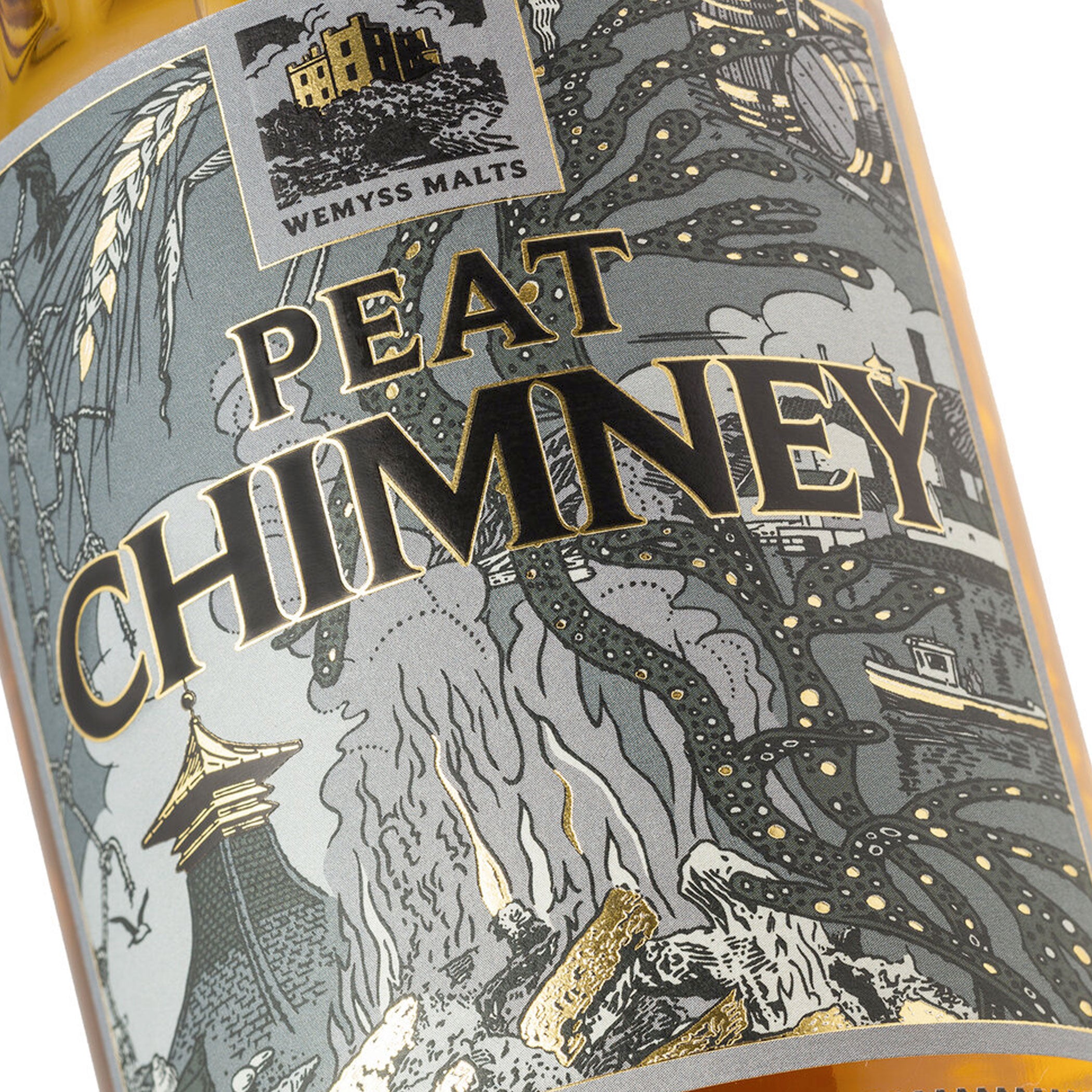 Wemyss Peat Chimney 46% Handcrafted Scotch Malt Whisky