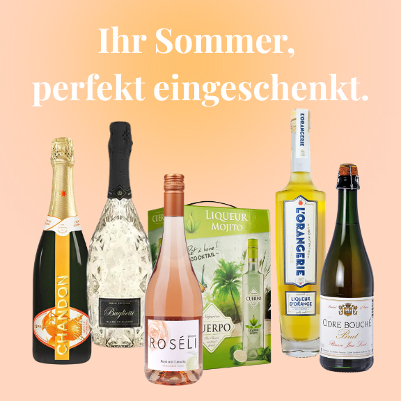 Sommerparty Premium-Set – Exklusives Wein, Aperitif & Cocktail Genuss-Set