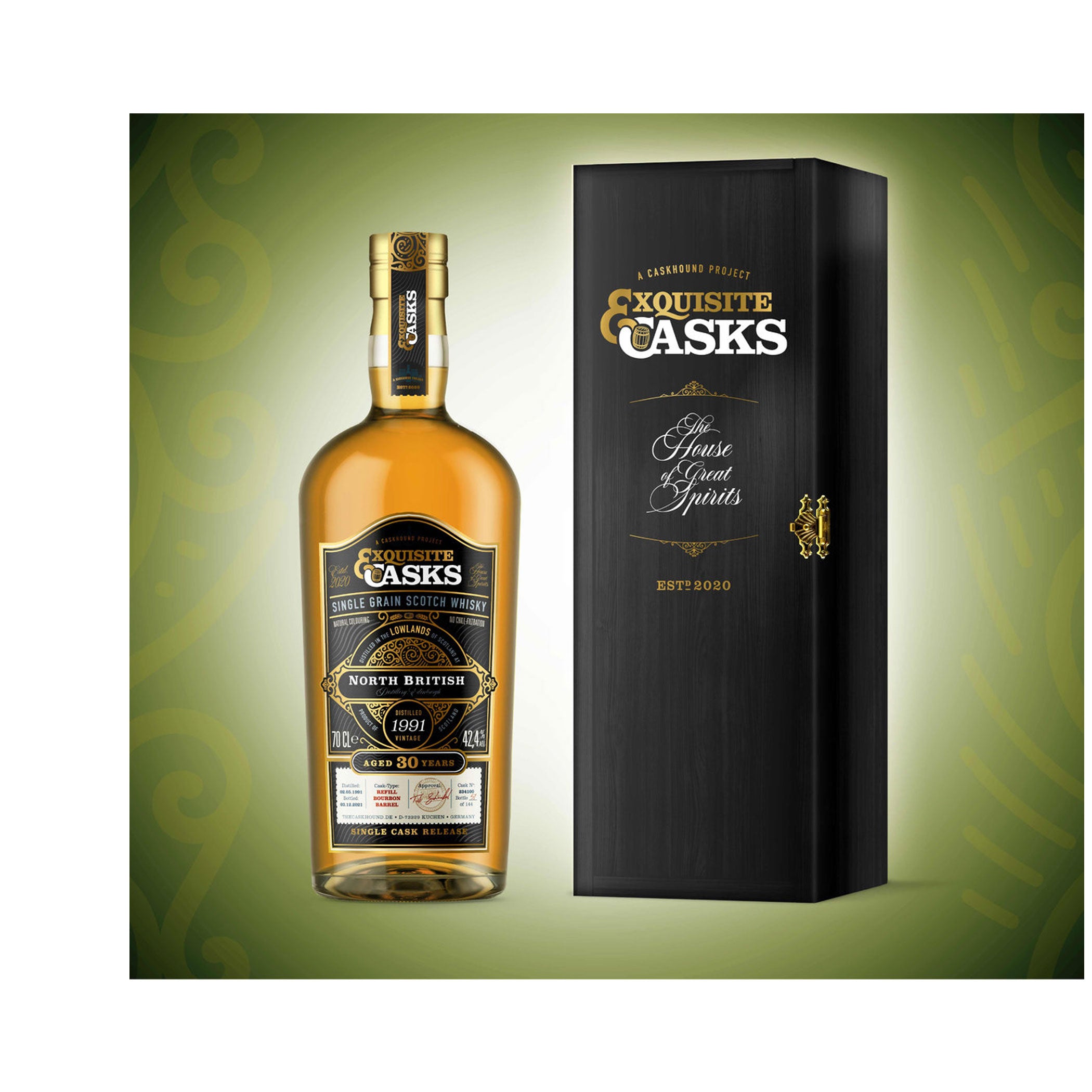 North British 1991 - 30 Jahre - Exquisite Cask - Single Grain Scotch Whisky - The Caskhound