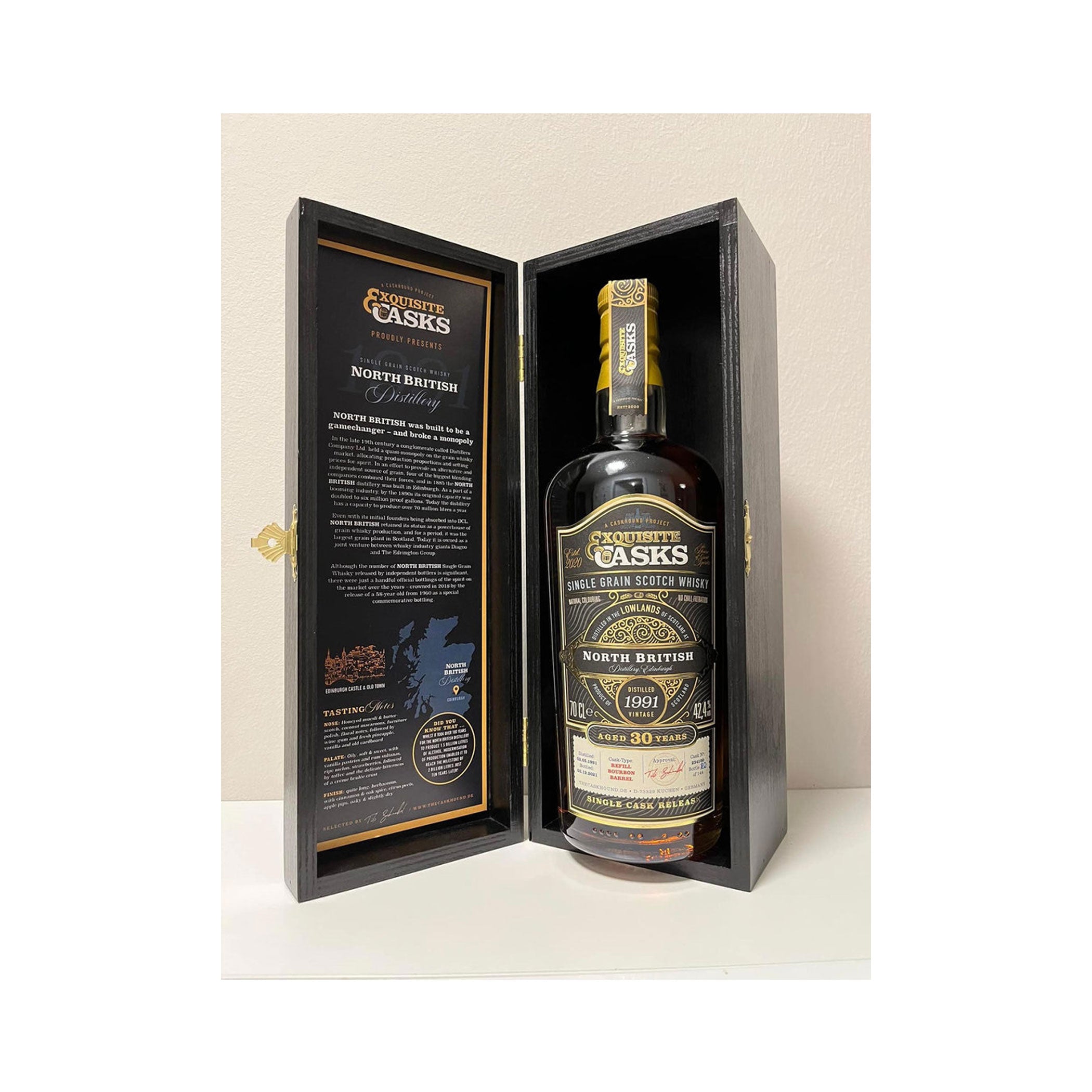 North British 1991 - 30 Jahre - Exquisite Cask - Single Grain Scotch Whisky - The Caskhound