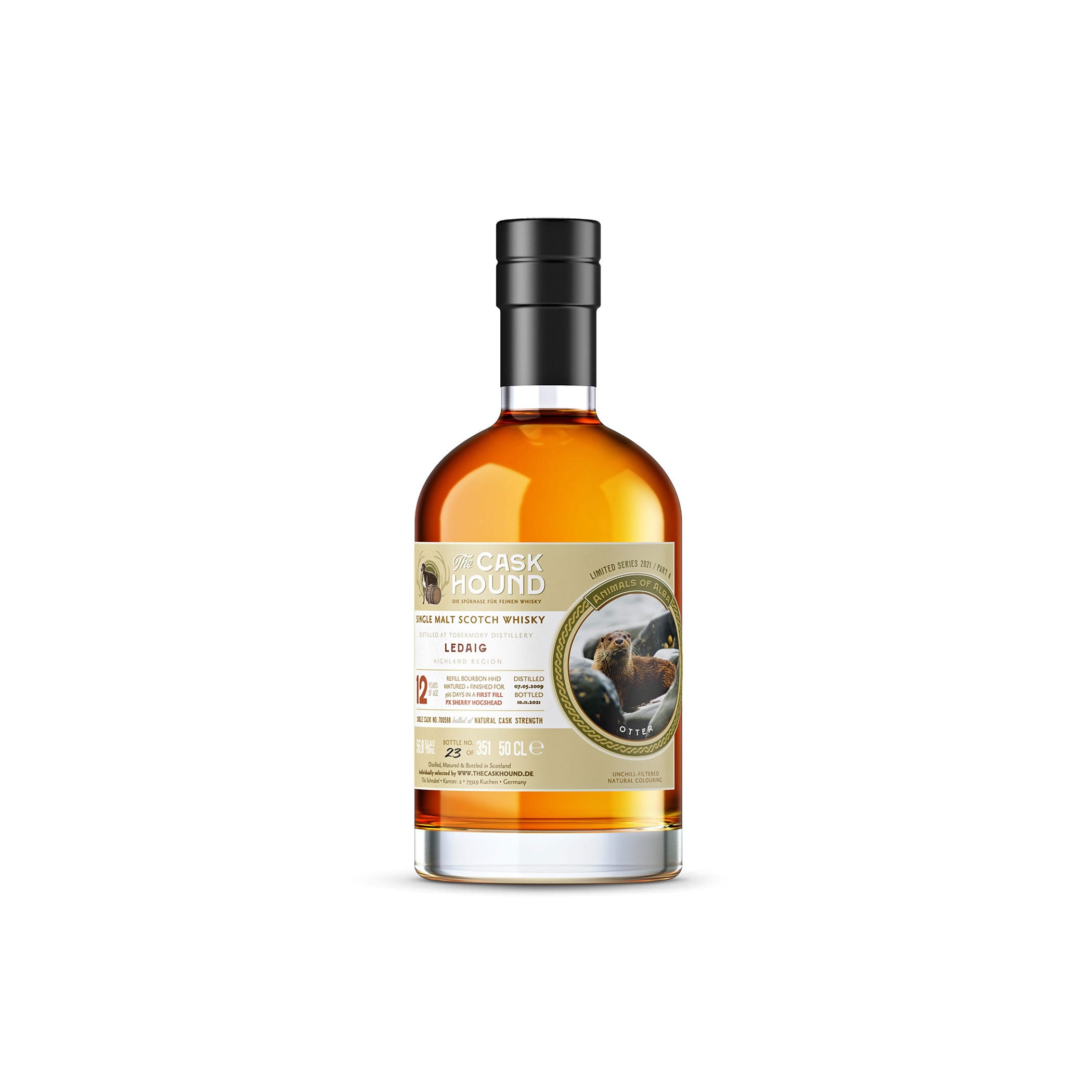 Ledaig 2009 - 12 Jahre - PX-Sherry Finish - 56,8%Vol - 0,5l - The Caskhound