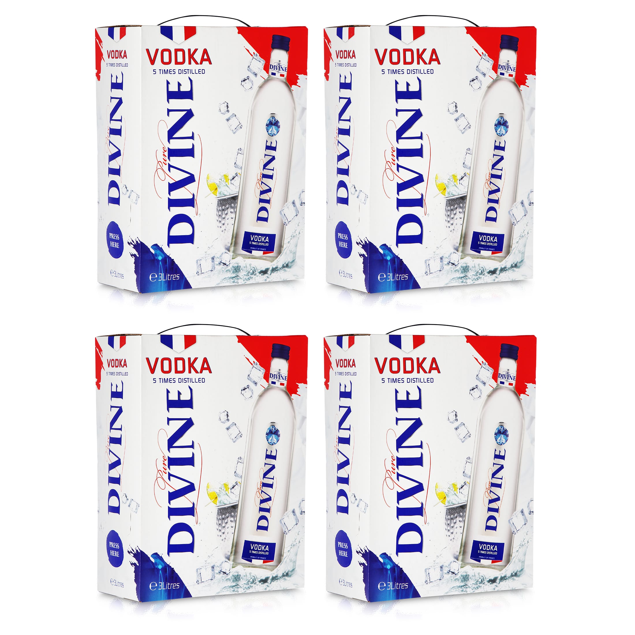 Bag-in-Box - Vodka Pure Divine 3 L.