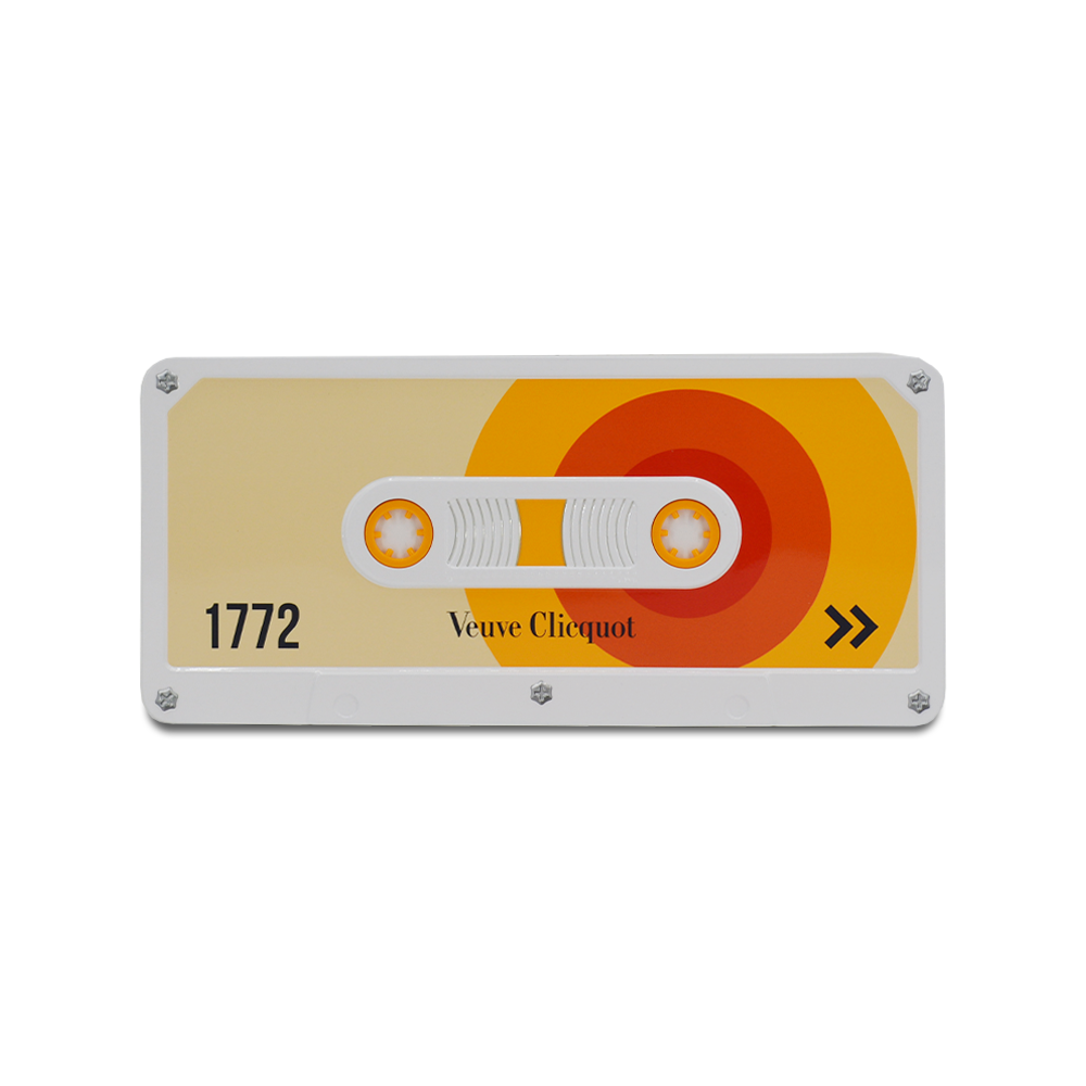 Rarität: Champagne Veuve Clicquot Brut Yellow Label 0,75L - Retro Cassette-Edition