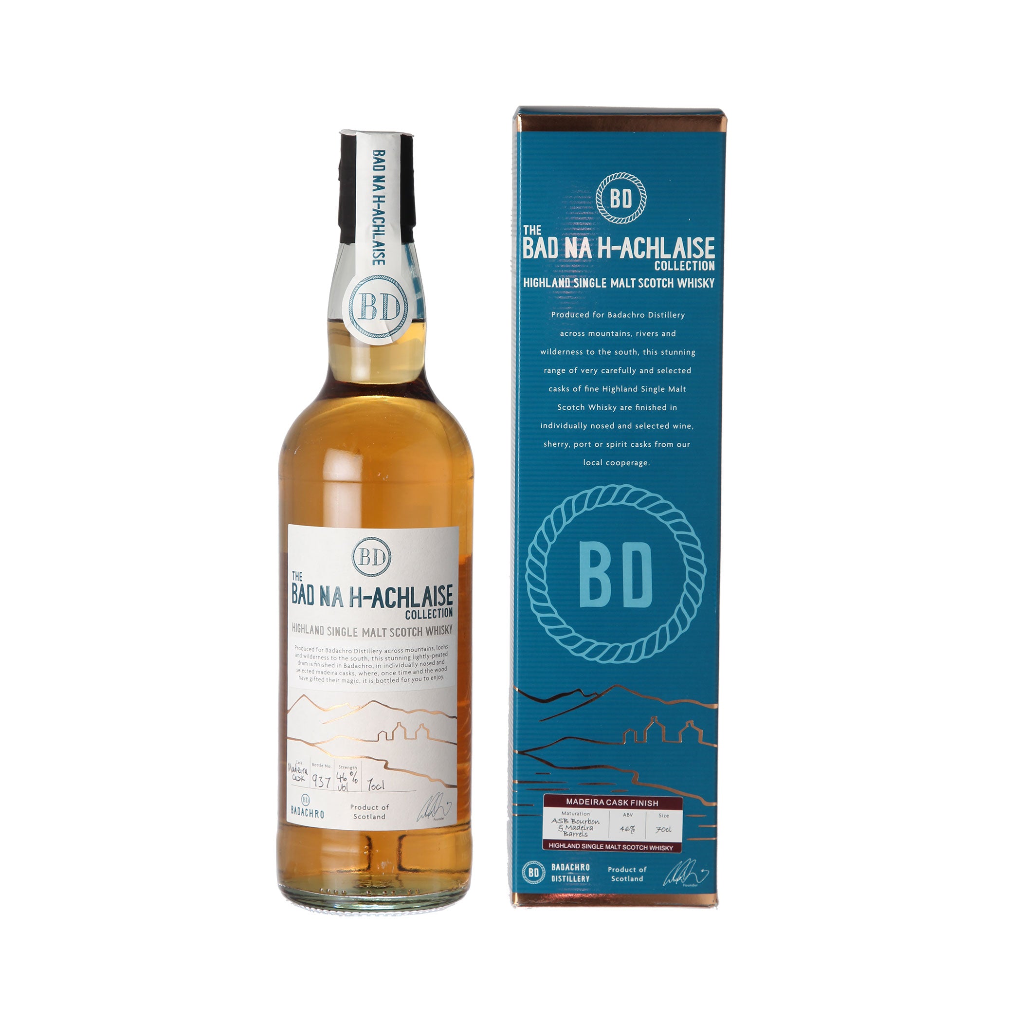 Bad na h-Achlaise, peated Madeira Cask - Highland Single Malt Scotch Whisky