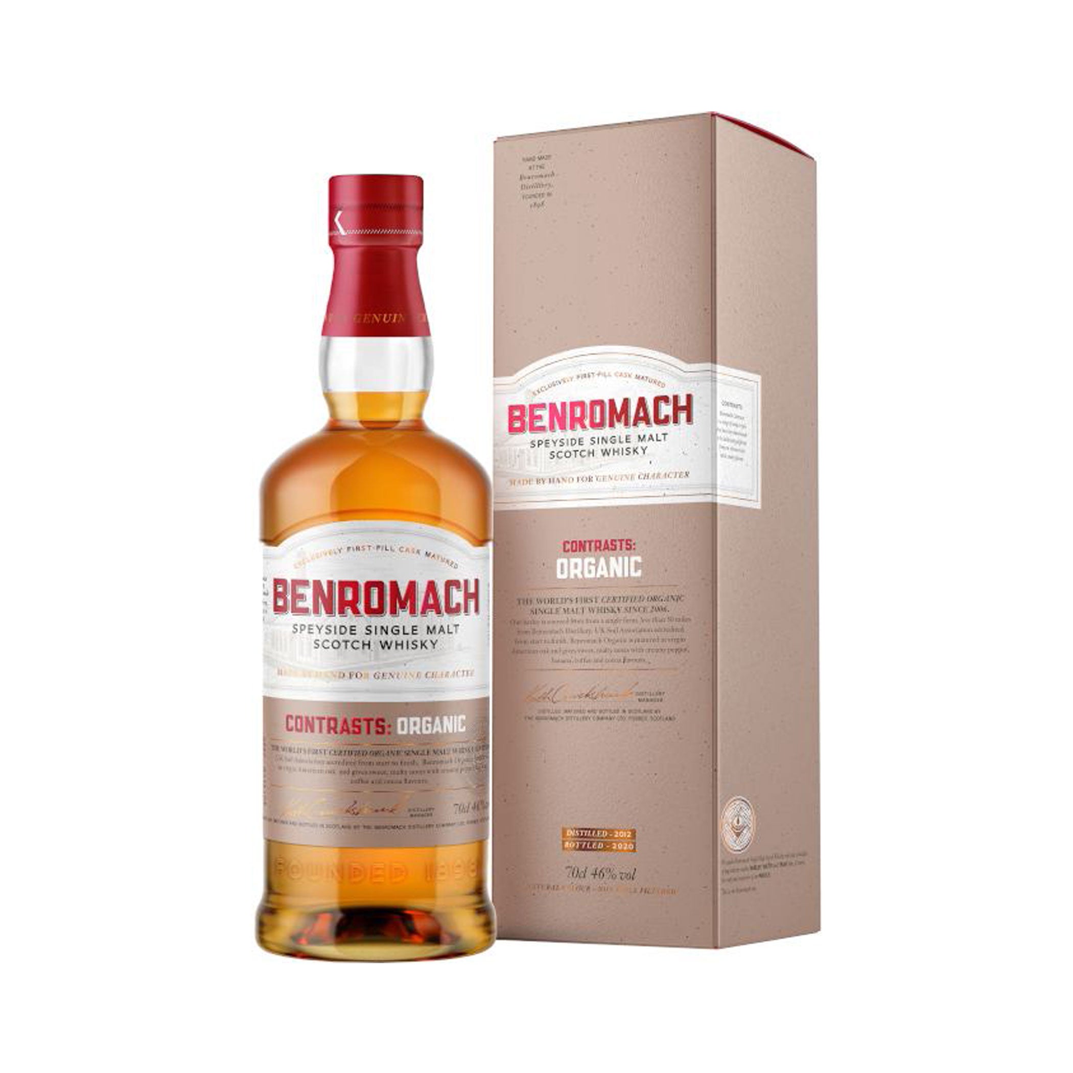 Benromach Contrasts Organic 46%vol. Speyside Scotch Single Malt Whisky