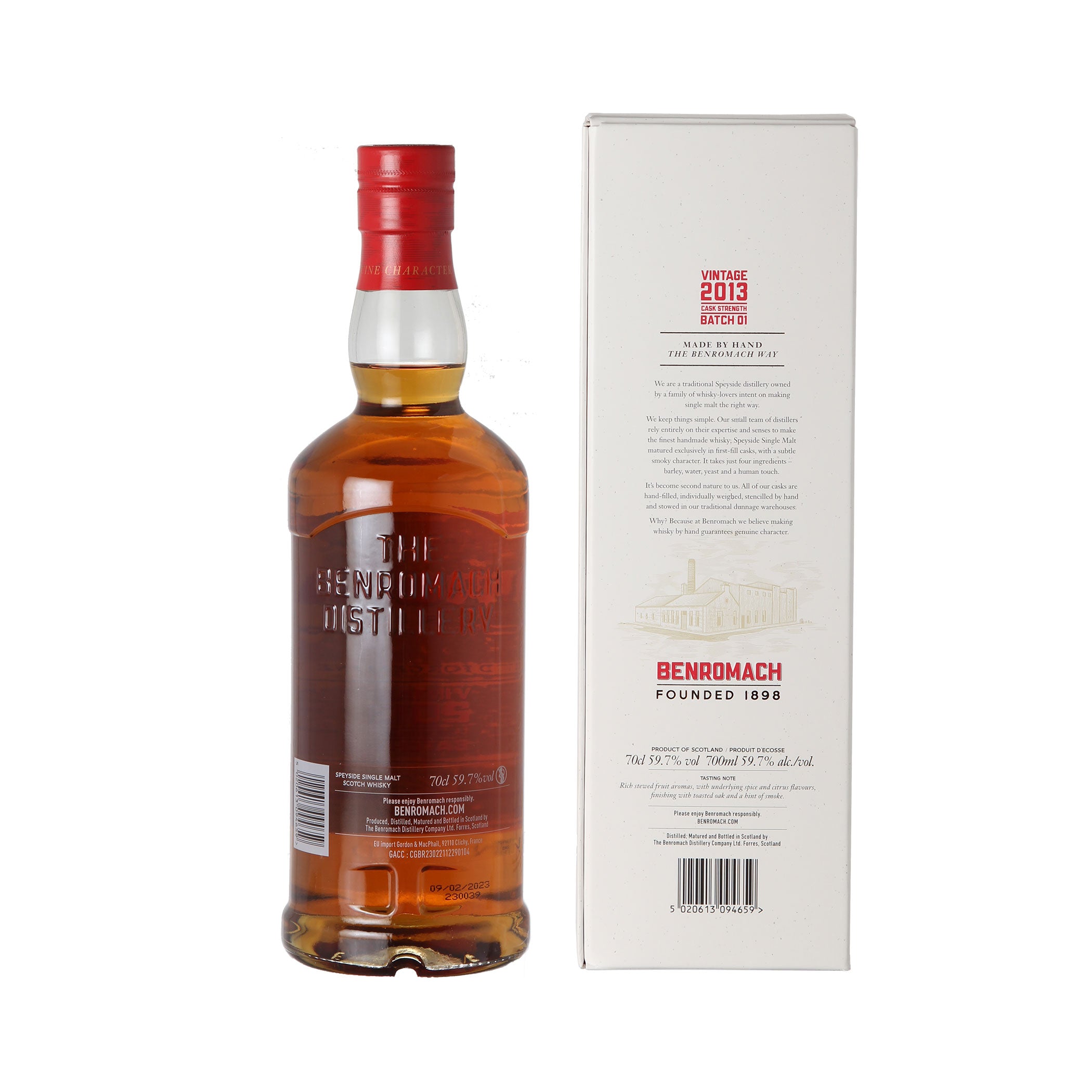 Benromach 2013/2023 Vintage Cask Strength - Batch 01 - Speyside Single Malt Scotch Whisky