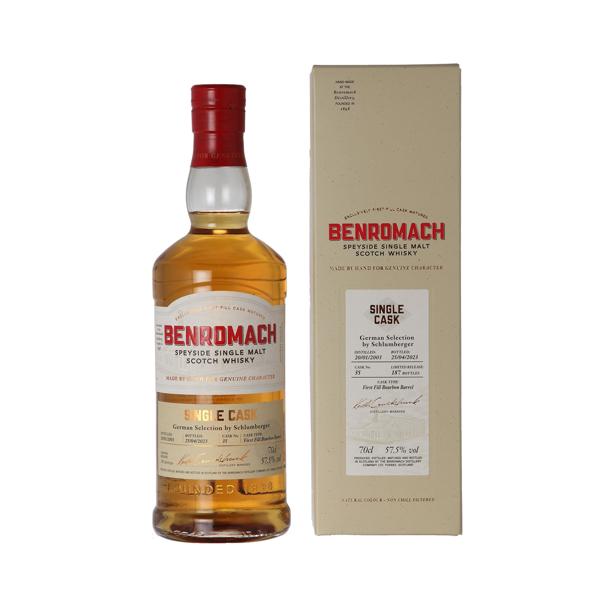 Benromach Schlumberger Edition No.9 2003/2023 Single Cask Speyside Single Malt Scotch Whisky
