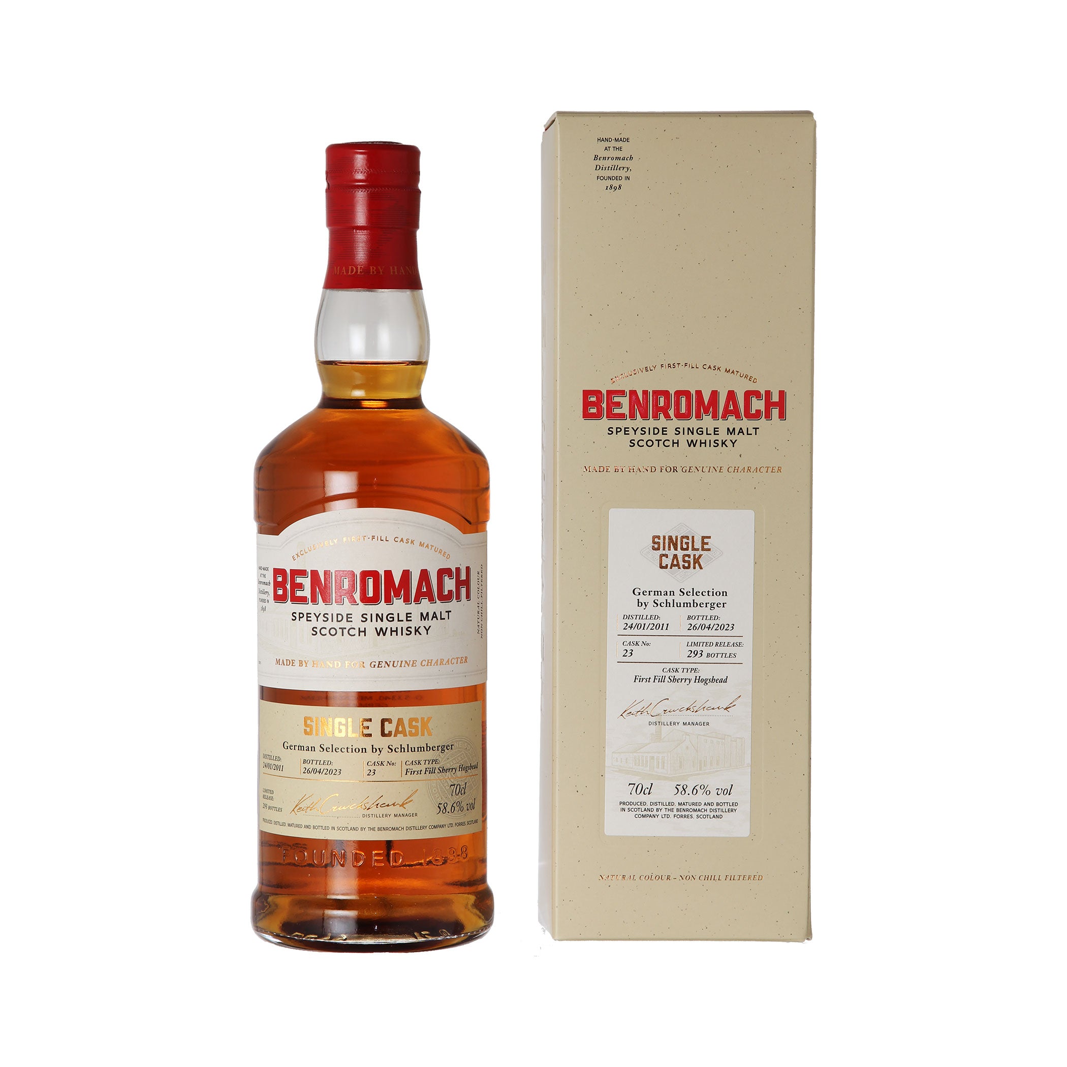 Benromach Schlumberger Edition No.10 2011/2023 Single Cask Speyside Single Malt Scotch Whisky