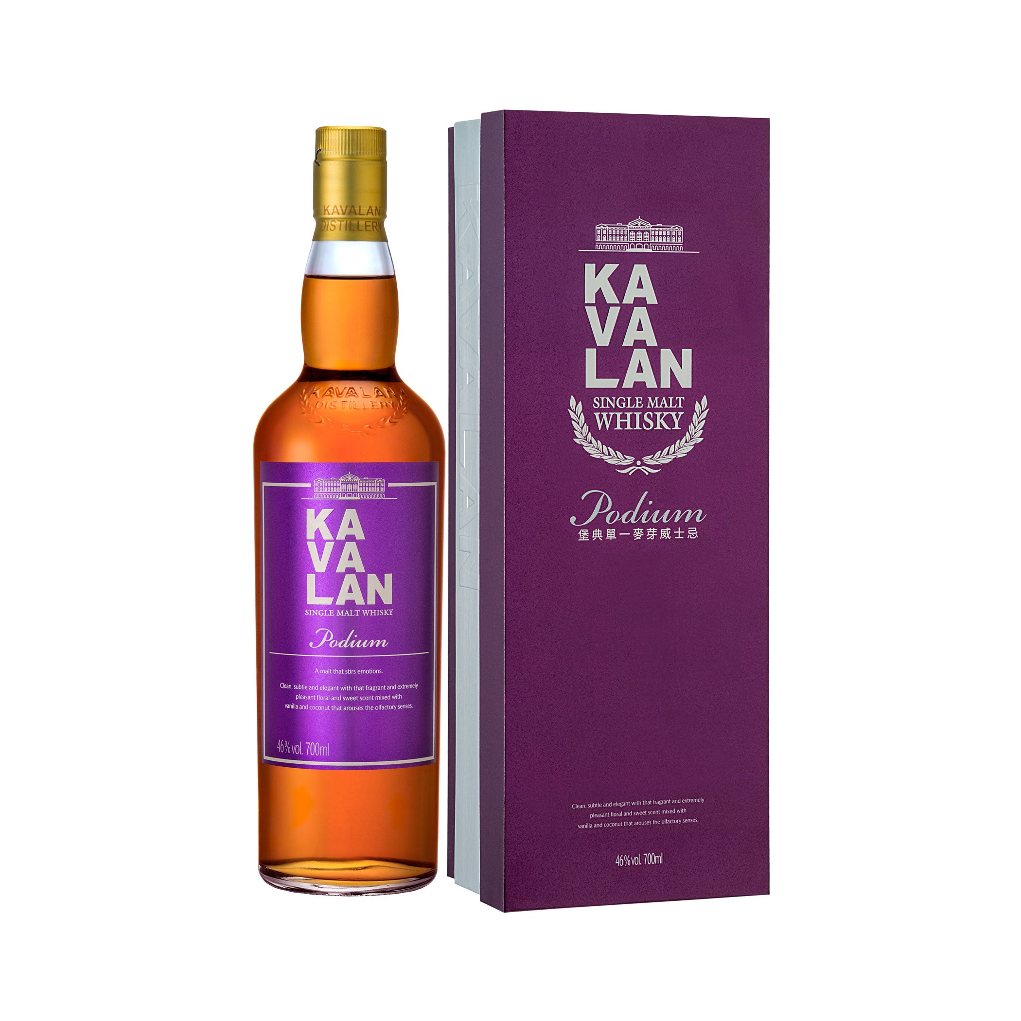 Kavalan Podium Single Malt Taiwan Whisky in Geschenkverpackung