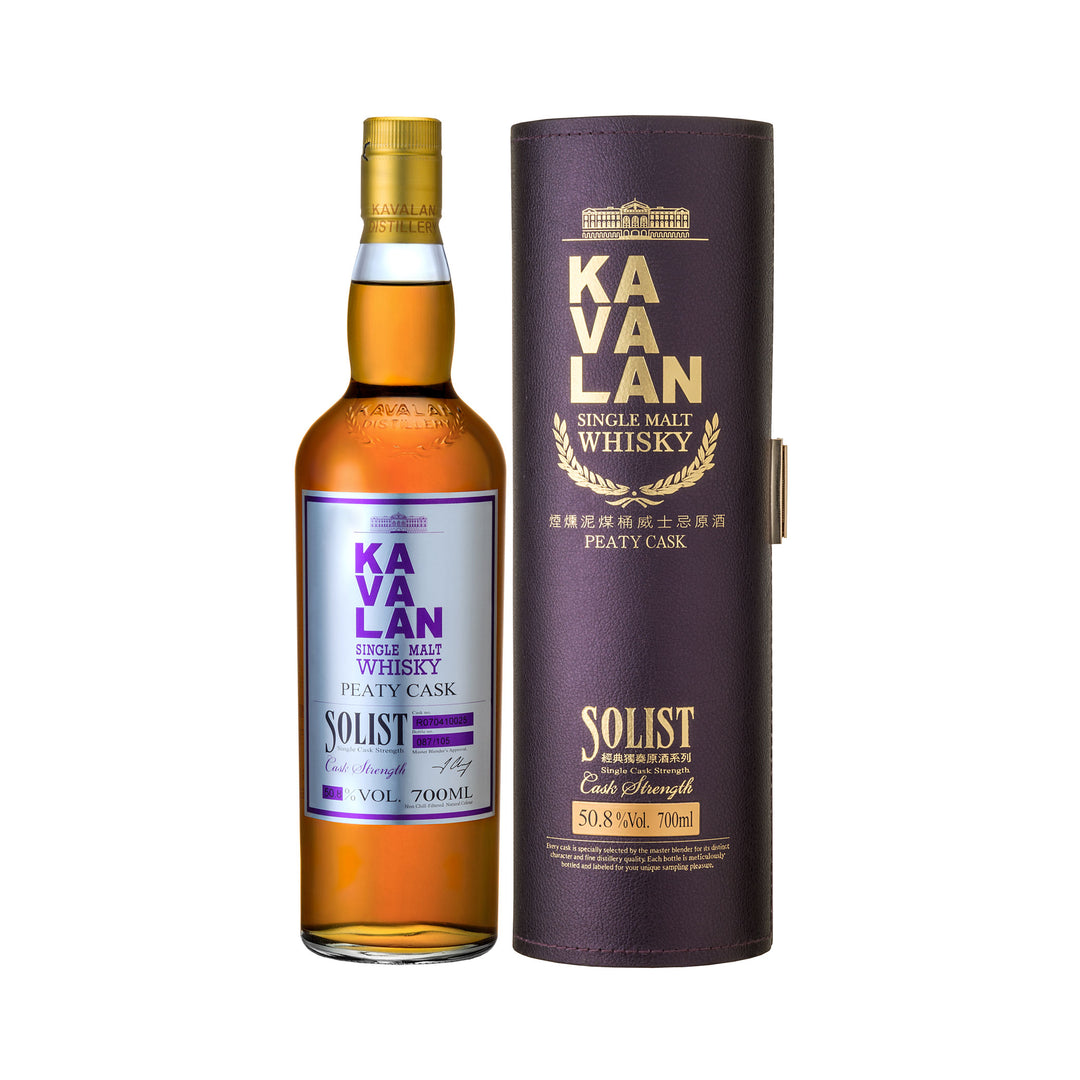 Kavalan Solist Peaty Cask 51,6% vol. Cask Strength